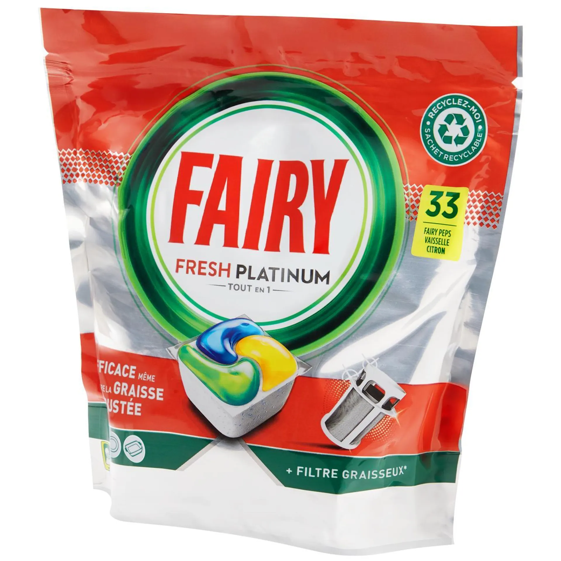 Fairy Spülmaschinentabs Fresh Platinum