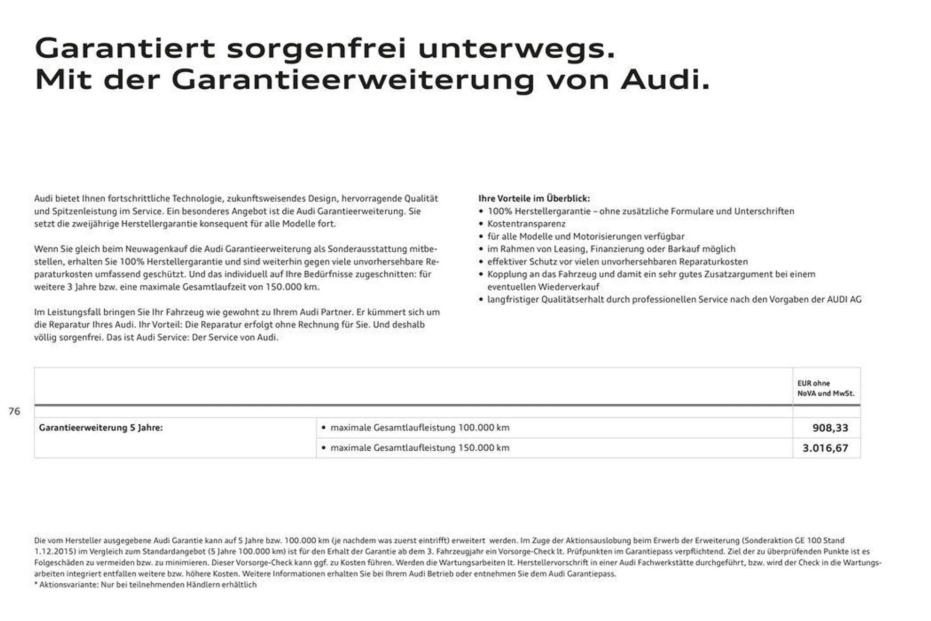 Audi RS 7 Sportback von 2. November bis 2. November 2024 - Flugblätt seite  77