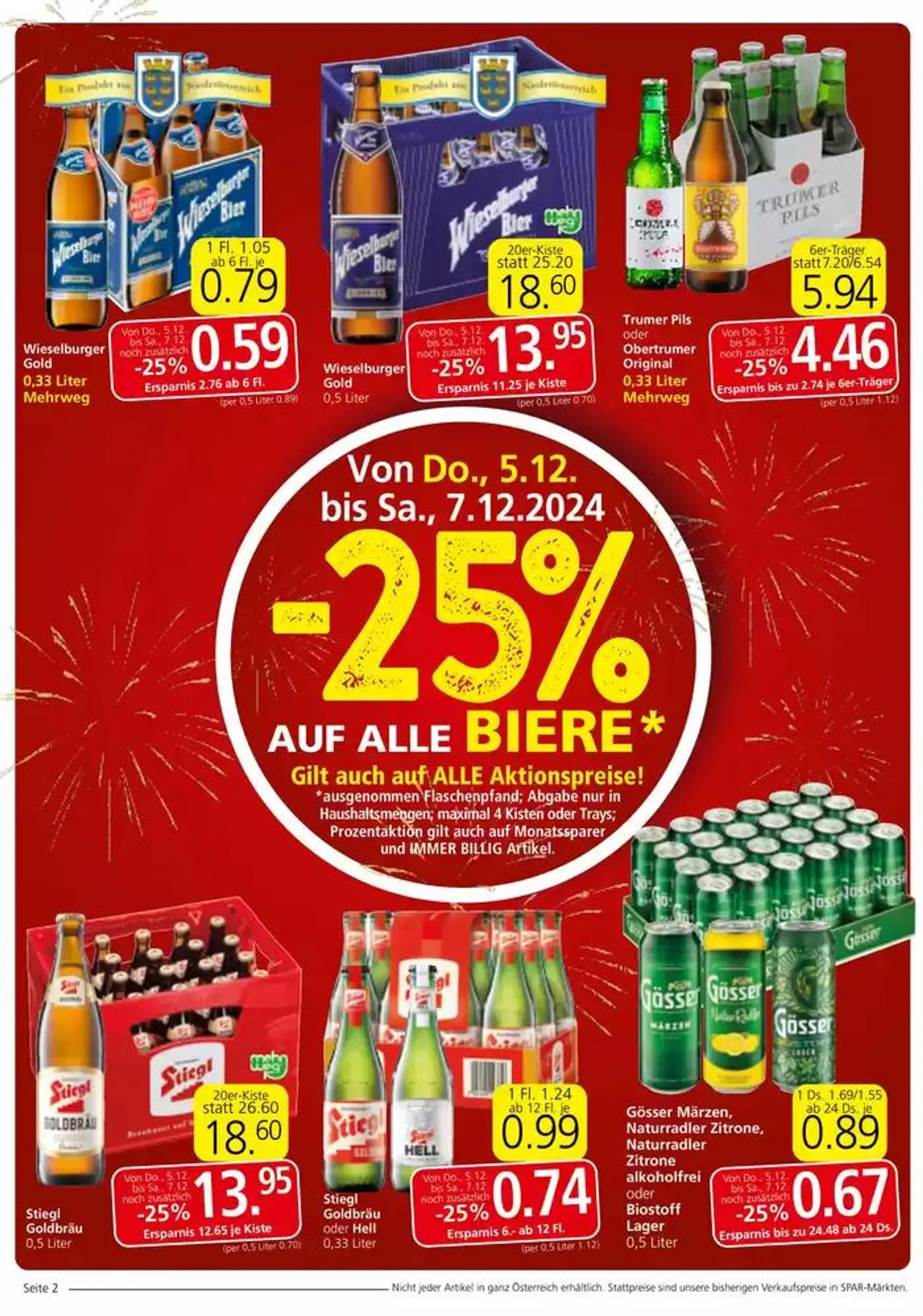 Spar flugblatt von 4. Dezember bis 18. Dezember 2024 - Flugblätt seite  2