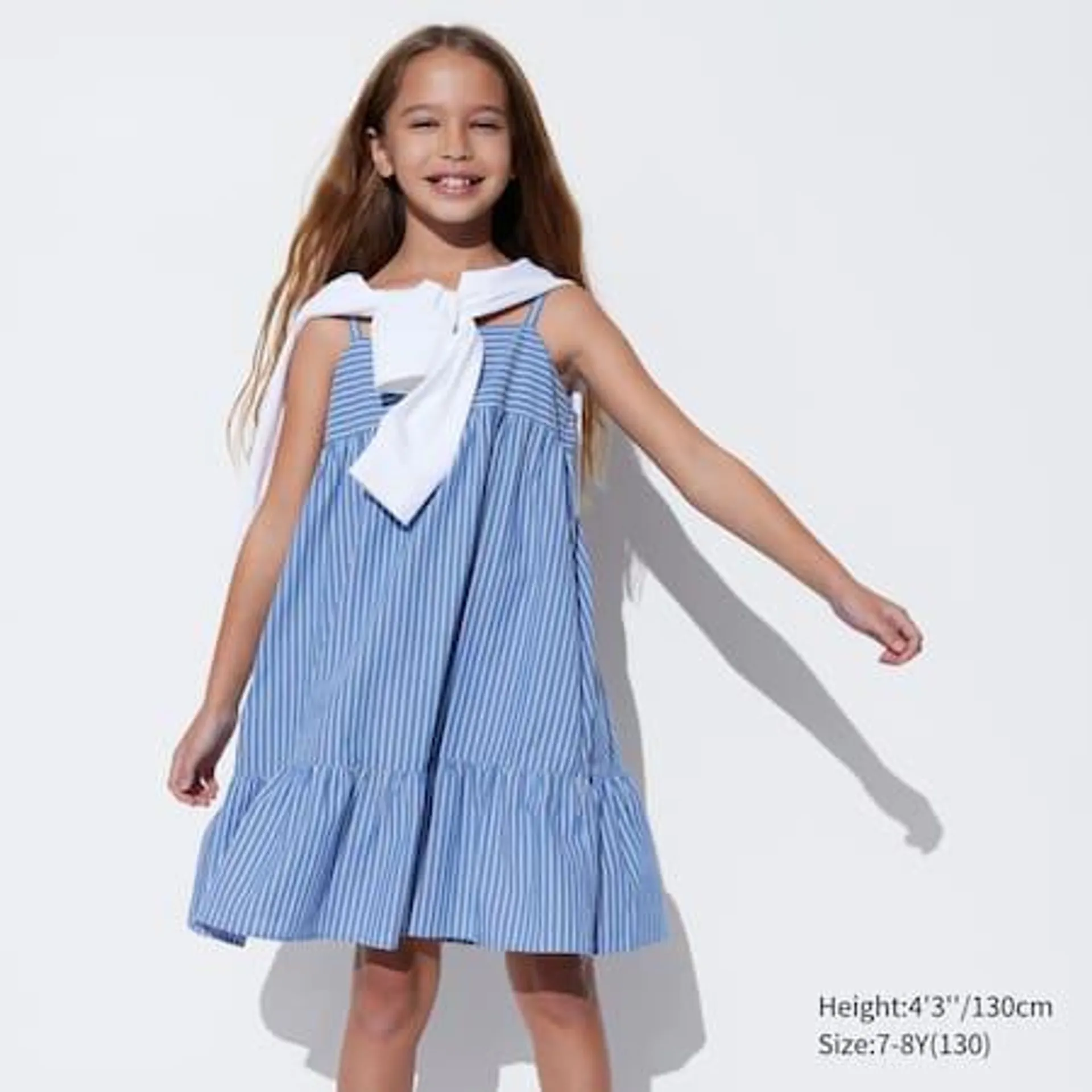 Girls Striped Camisole Dress