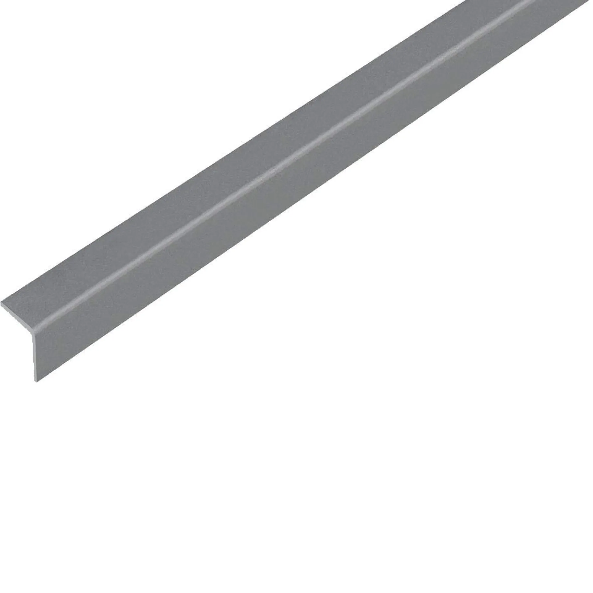 Winkelprofil Kunstst.selbstkl. grau metallic,1m/20x20x1,5mm