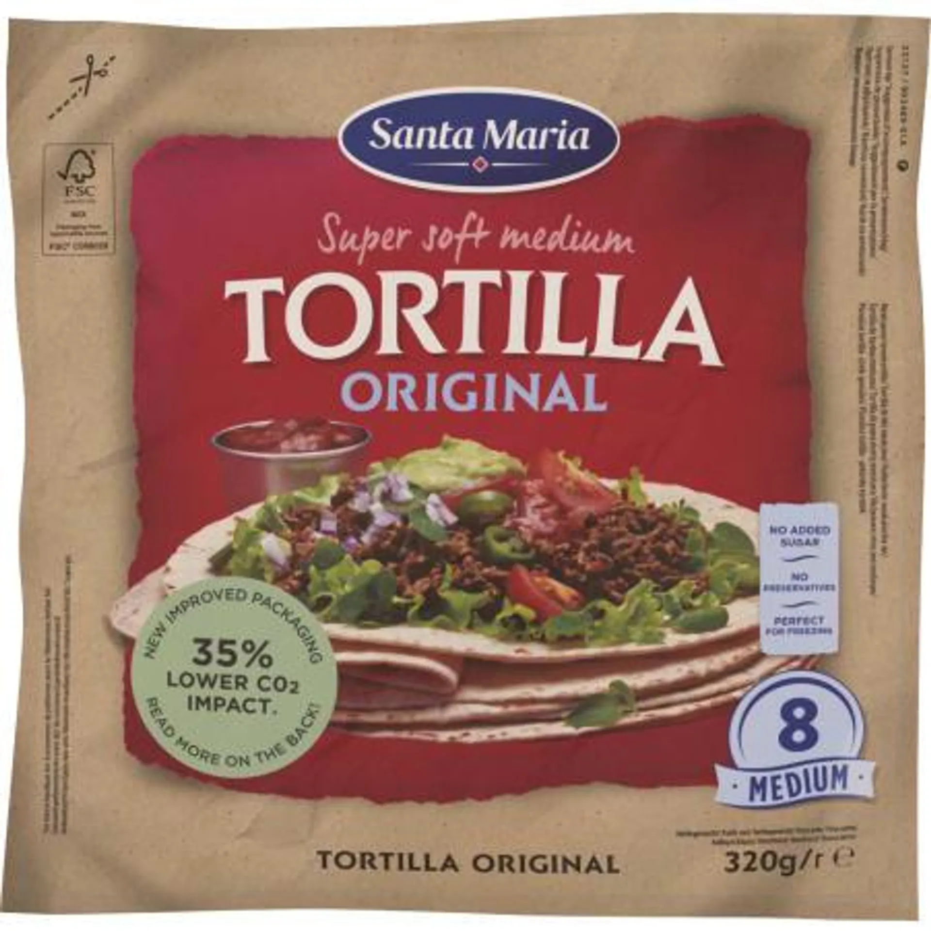 Tortilla Original Medium