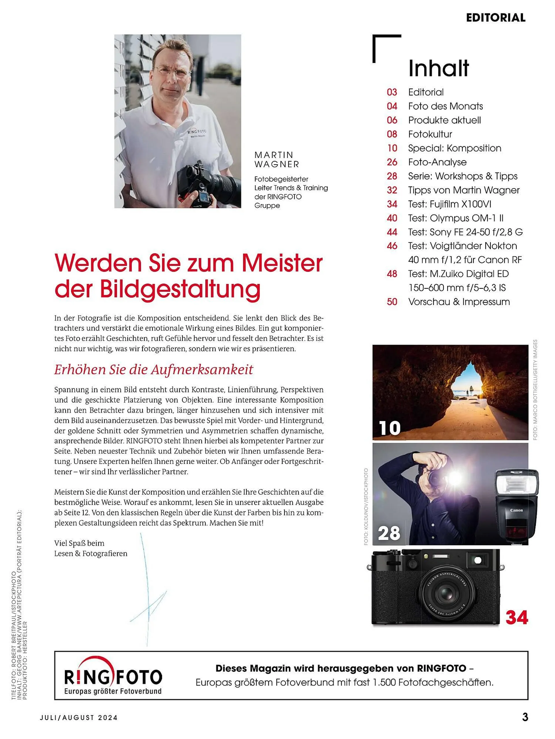 RINGFOTO Flugblatt von 1. Juli bis 31. August 2024 - Flugblätt seite  3