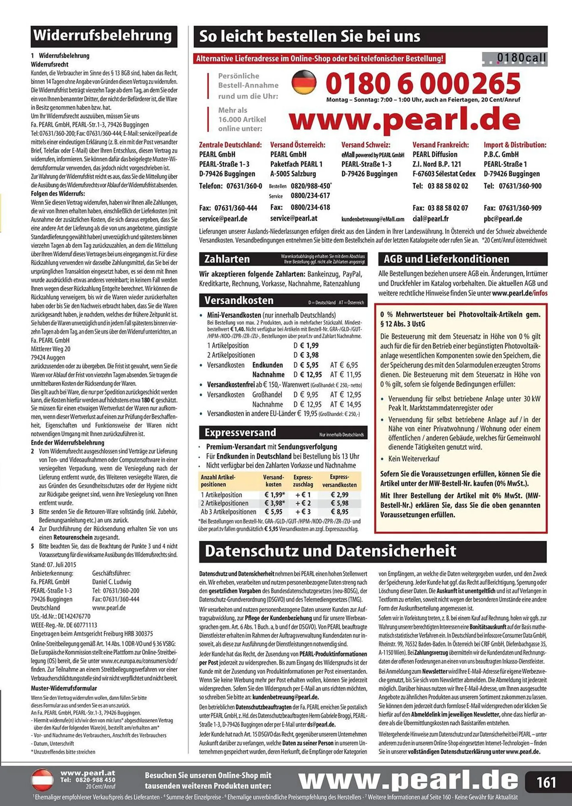 Pearl Flugblatt von 31. August bis 2. November 2024 - Flugblätt seite  161