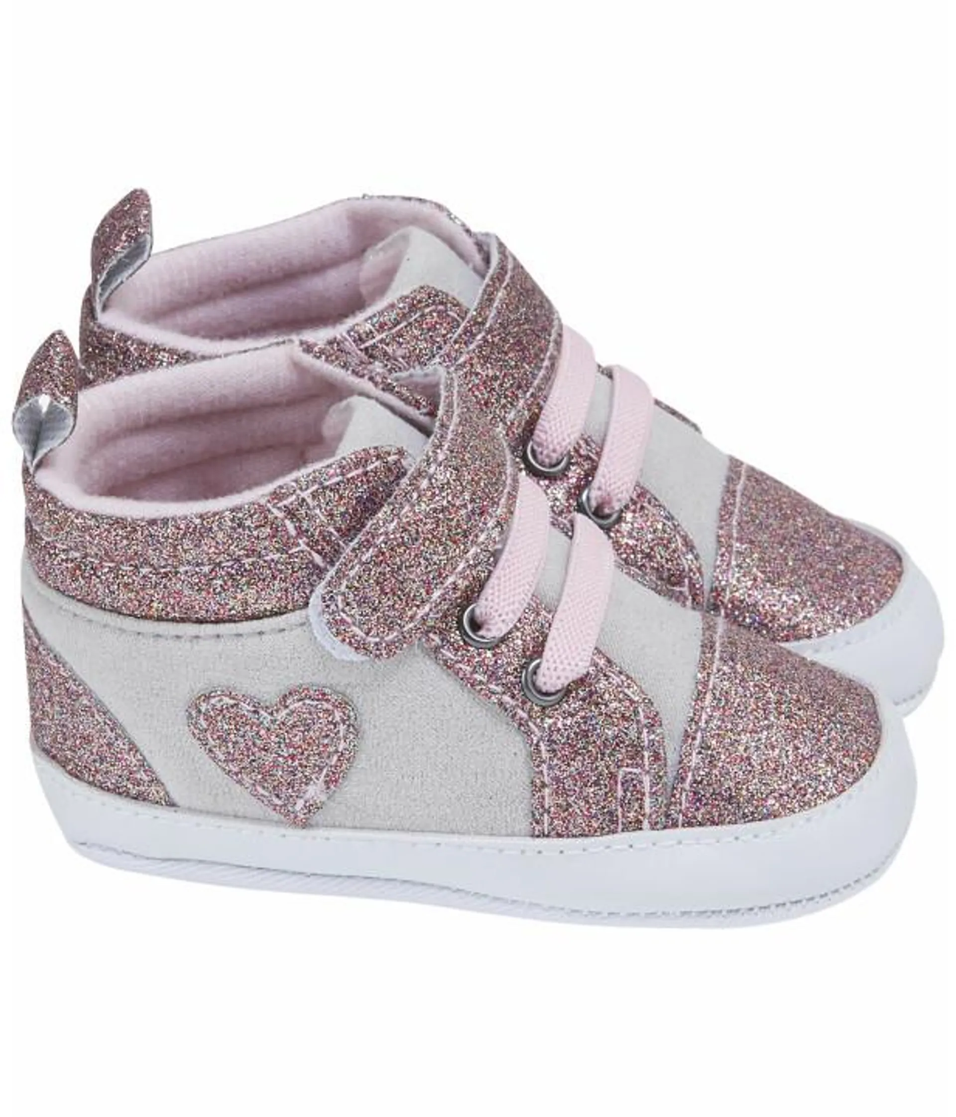 Glitzernde Babyschuhe