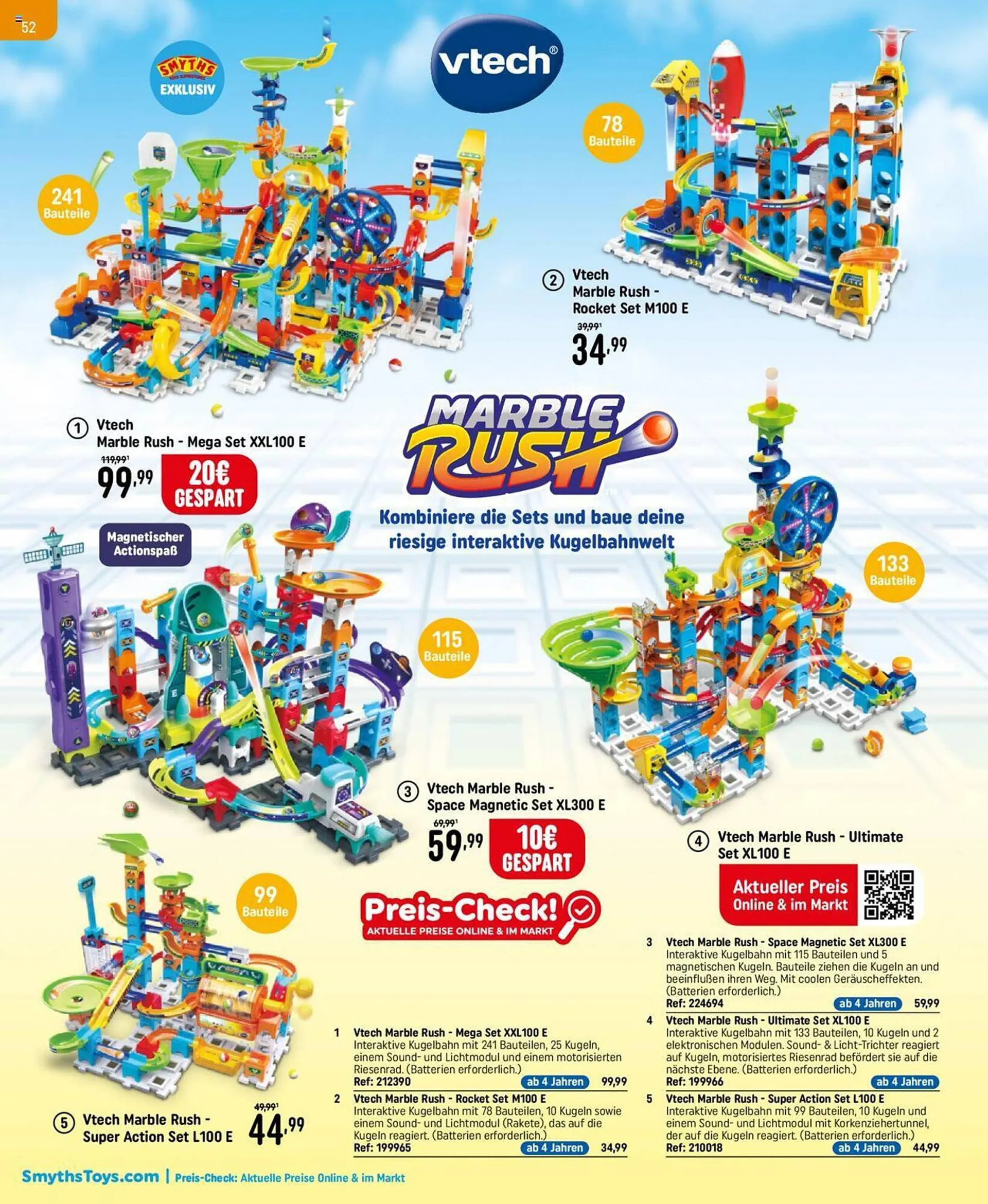 Smyths Toys Flugblatt von 29. September bis 14. Dezember 2023 - Flugblätt seite  52