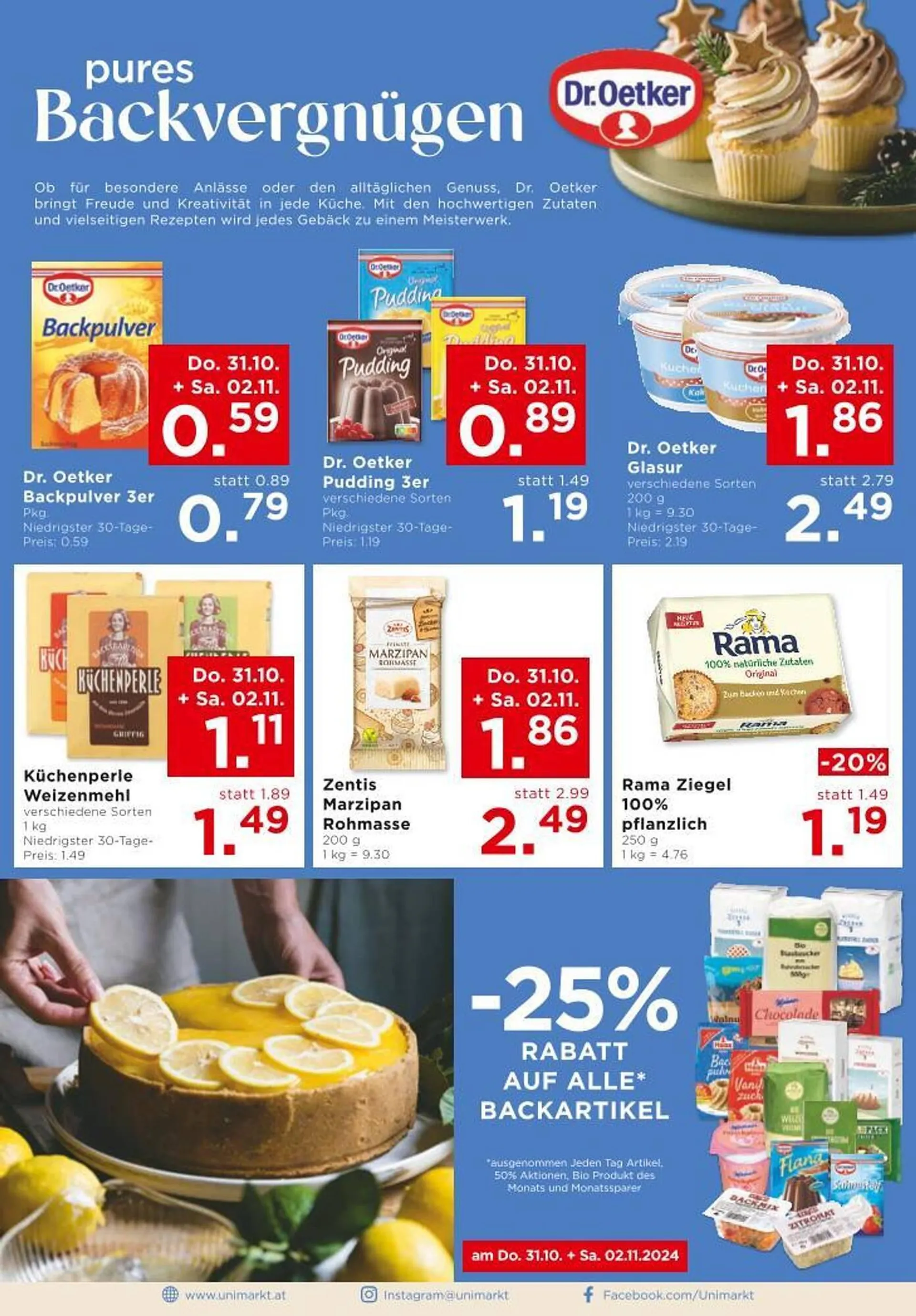 Unimarkt Flugblatt von 30. Oktober bis 5. November 2024 - Flugblätt seite  2