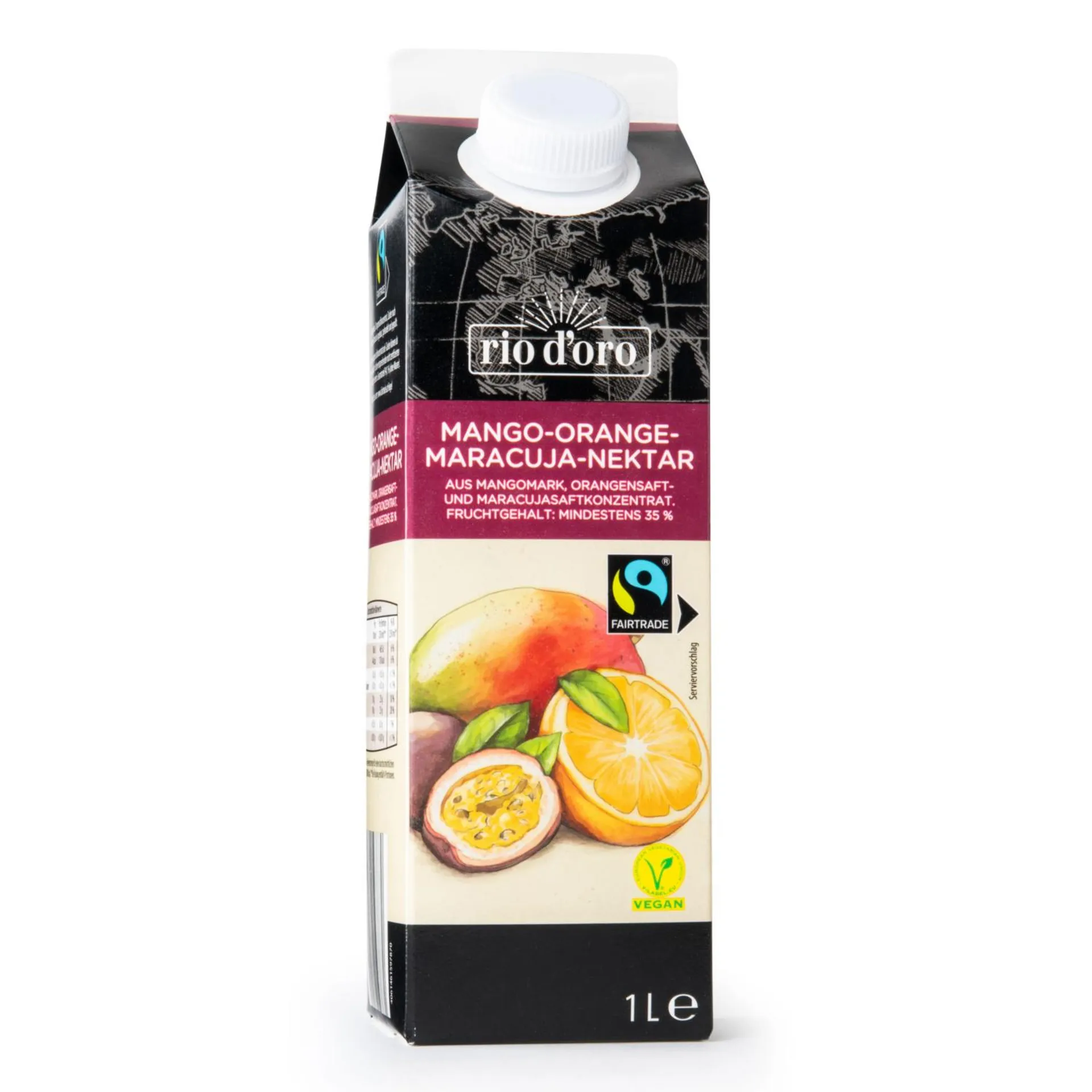 RIO D'ORO Fair Trade Saft, Orange-Mango