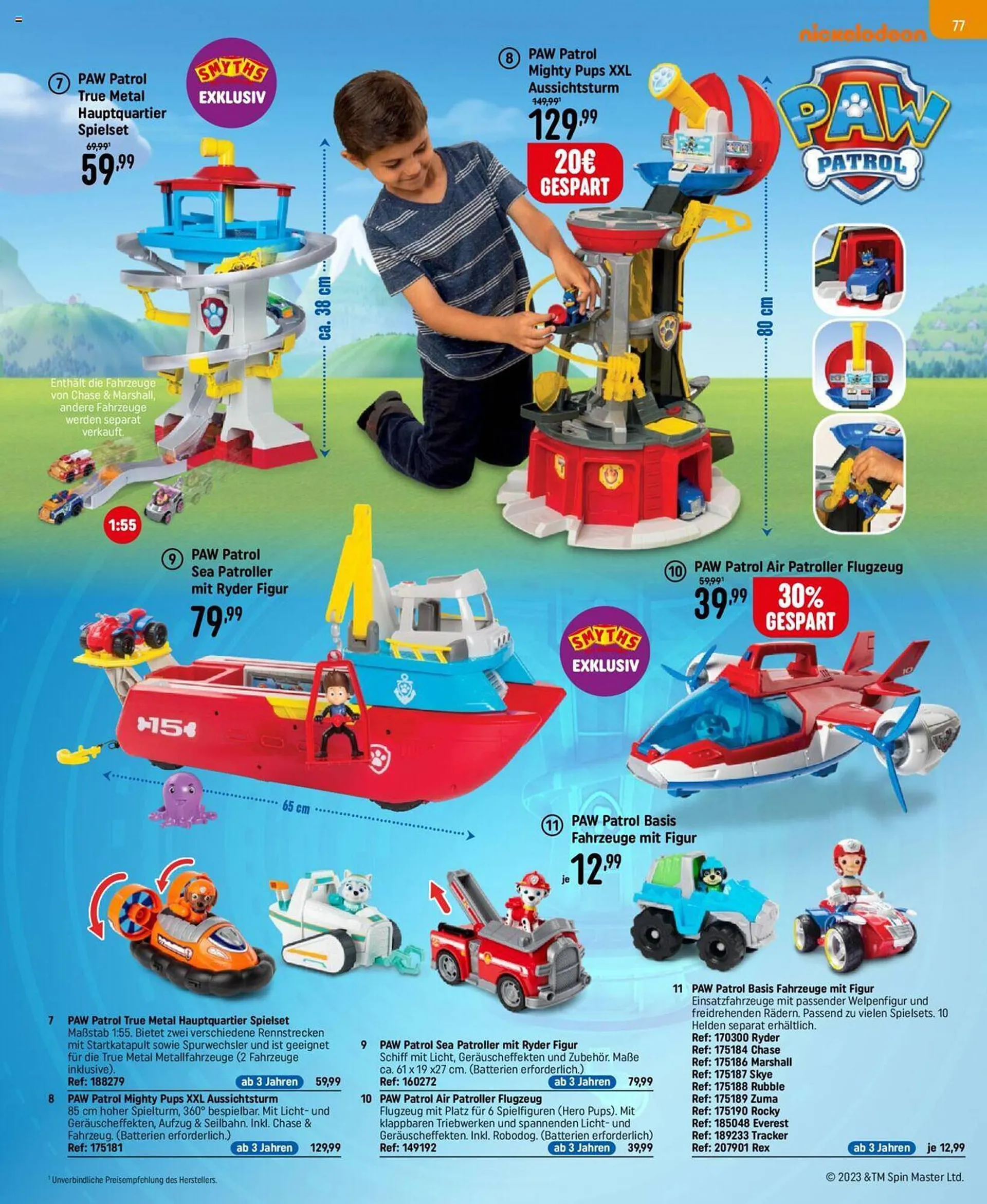 Smyths Toys Flugblatt von 29. September bis 14. Dezember 2023 - Flugblätt seite  77