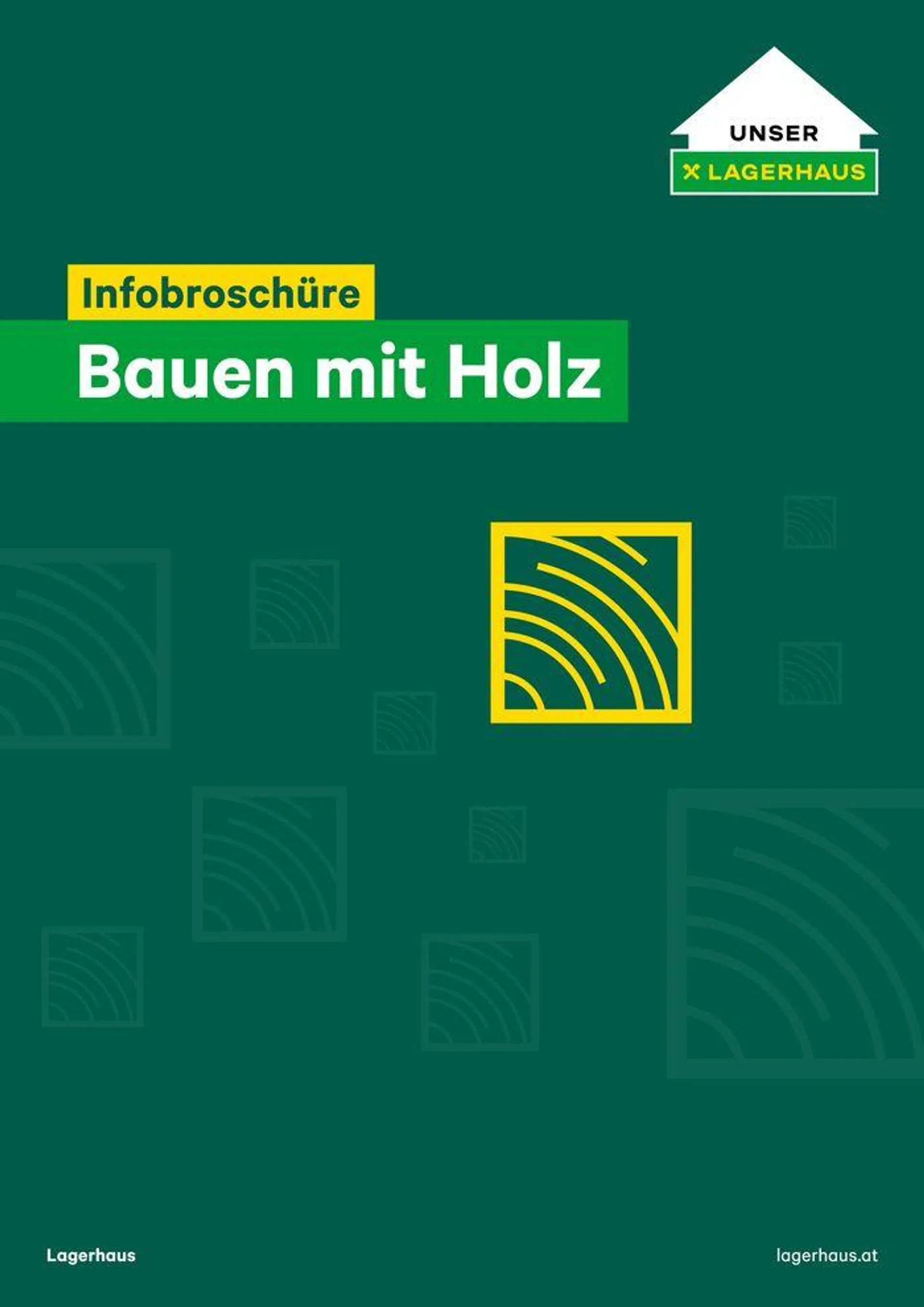 Infobroschüre Bauen mit Holz - 1