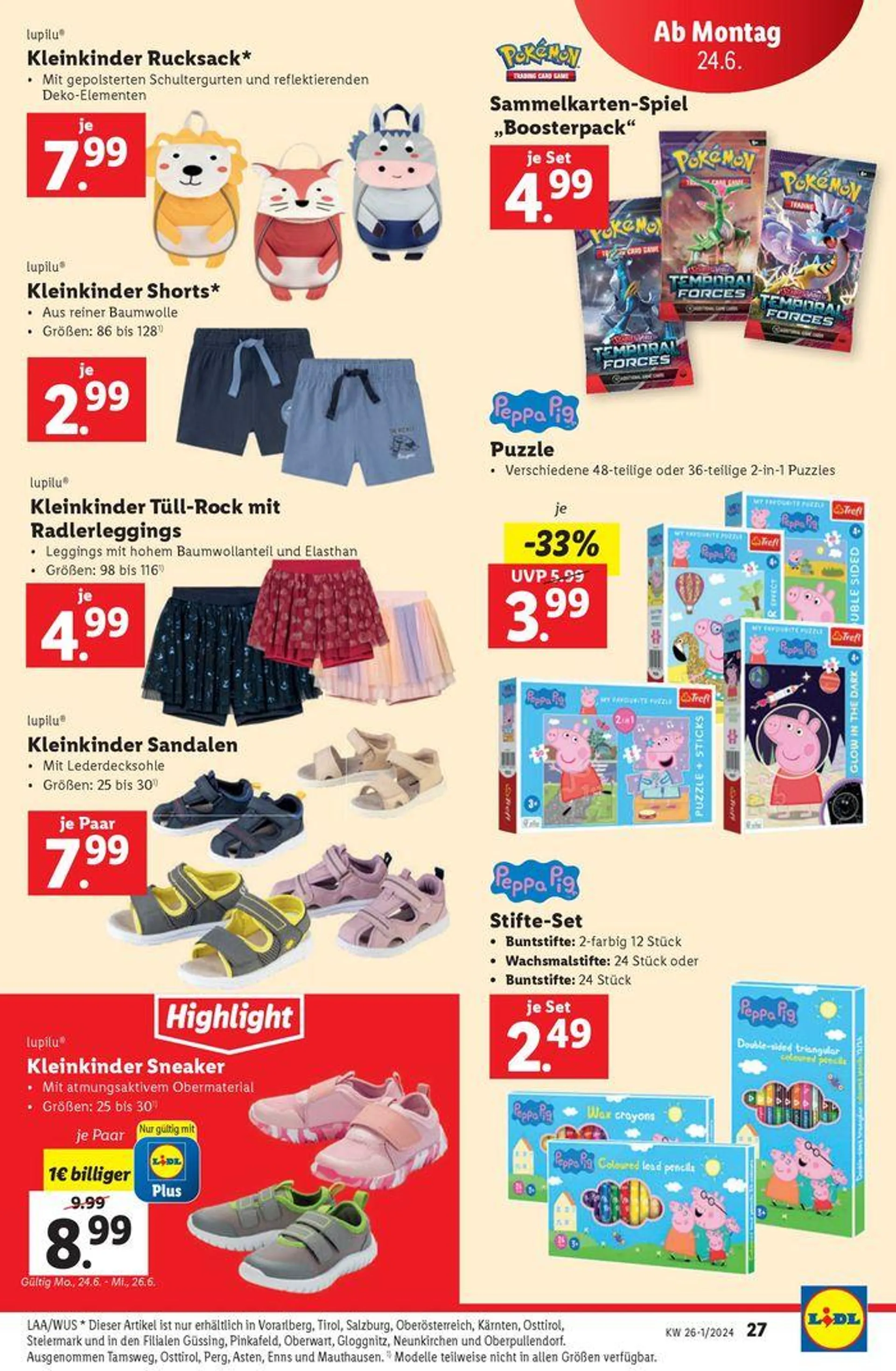 Flugblatt Lidl von 20. Juni bis 26. Juni 2024 - Flugblätt seite  29