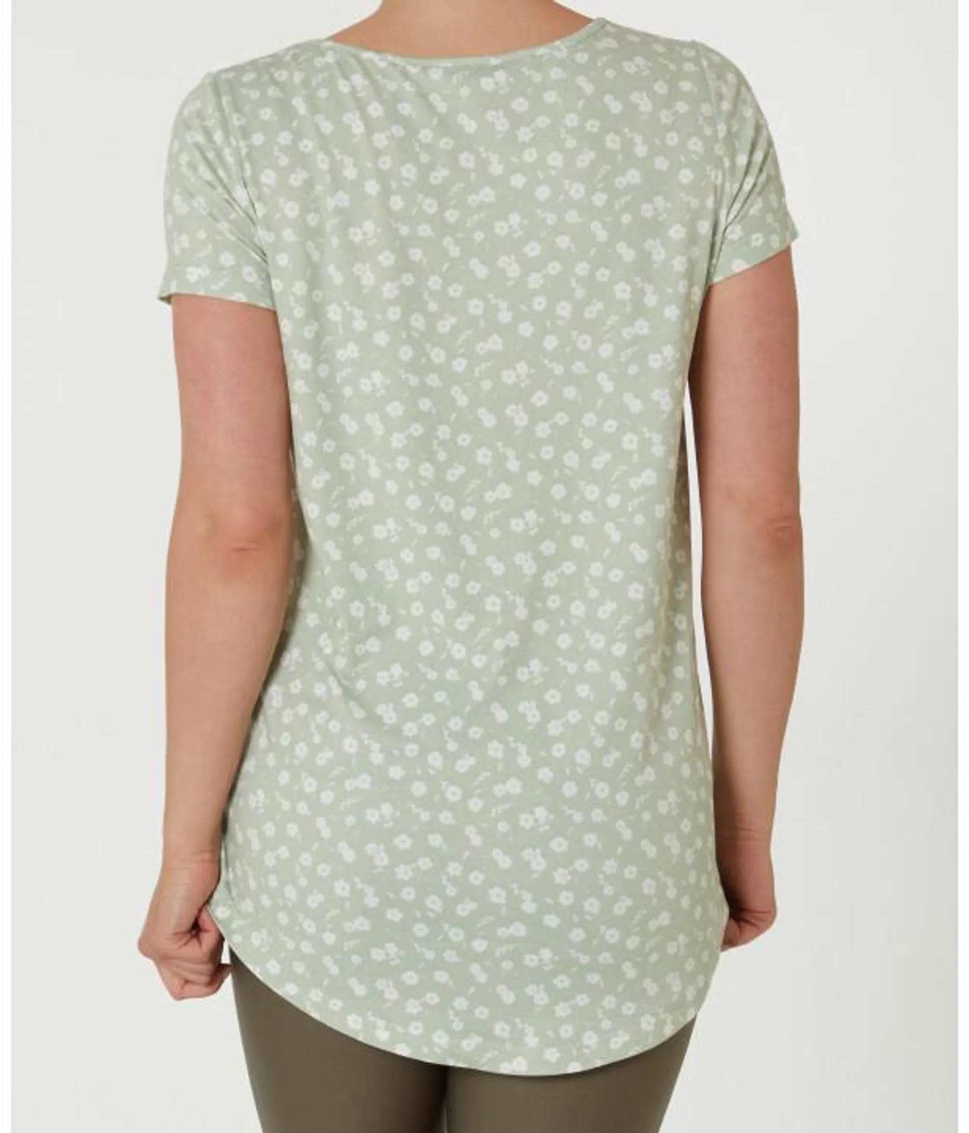 Longshirt mit Blumen