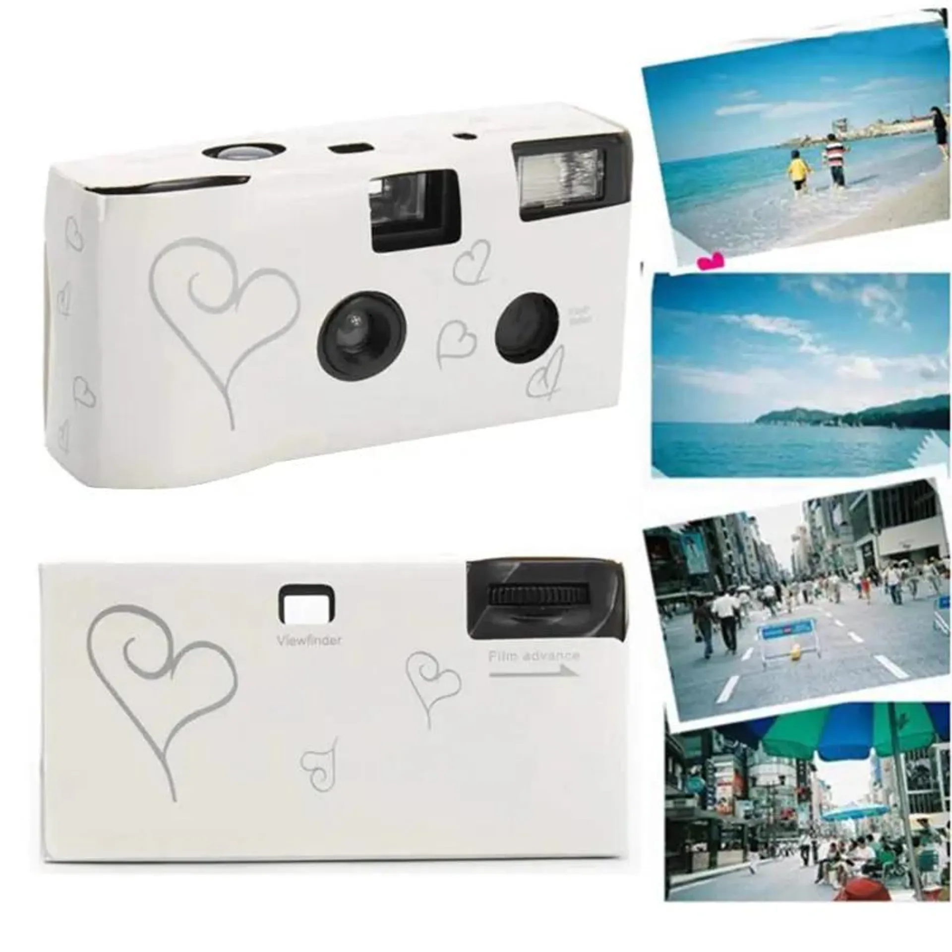 Einwegkamera Film Camera 18Exp Power Flash Single Use One time Disposable Film Camera Birthday Gift 35mm Disposable Cameras