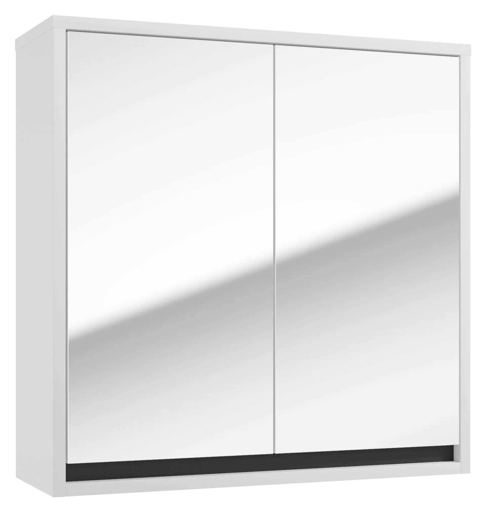 Spiegelschrank Slito B: 60cm Weiß