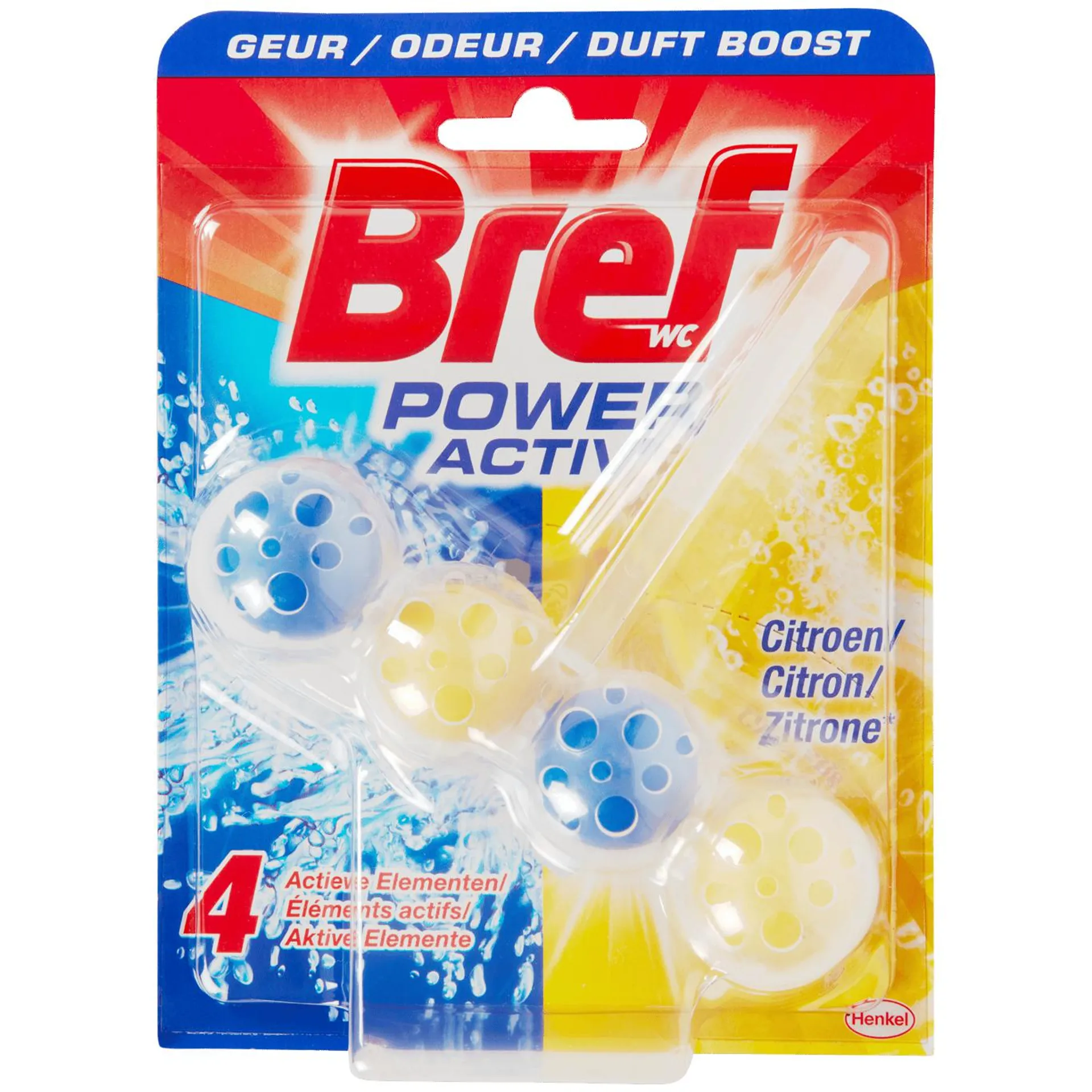 Bref Power Activ' WC-Stein Zitrone