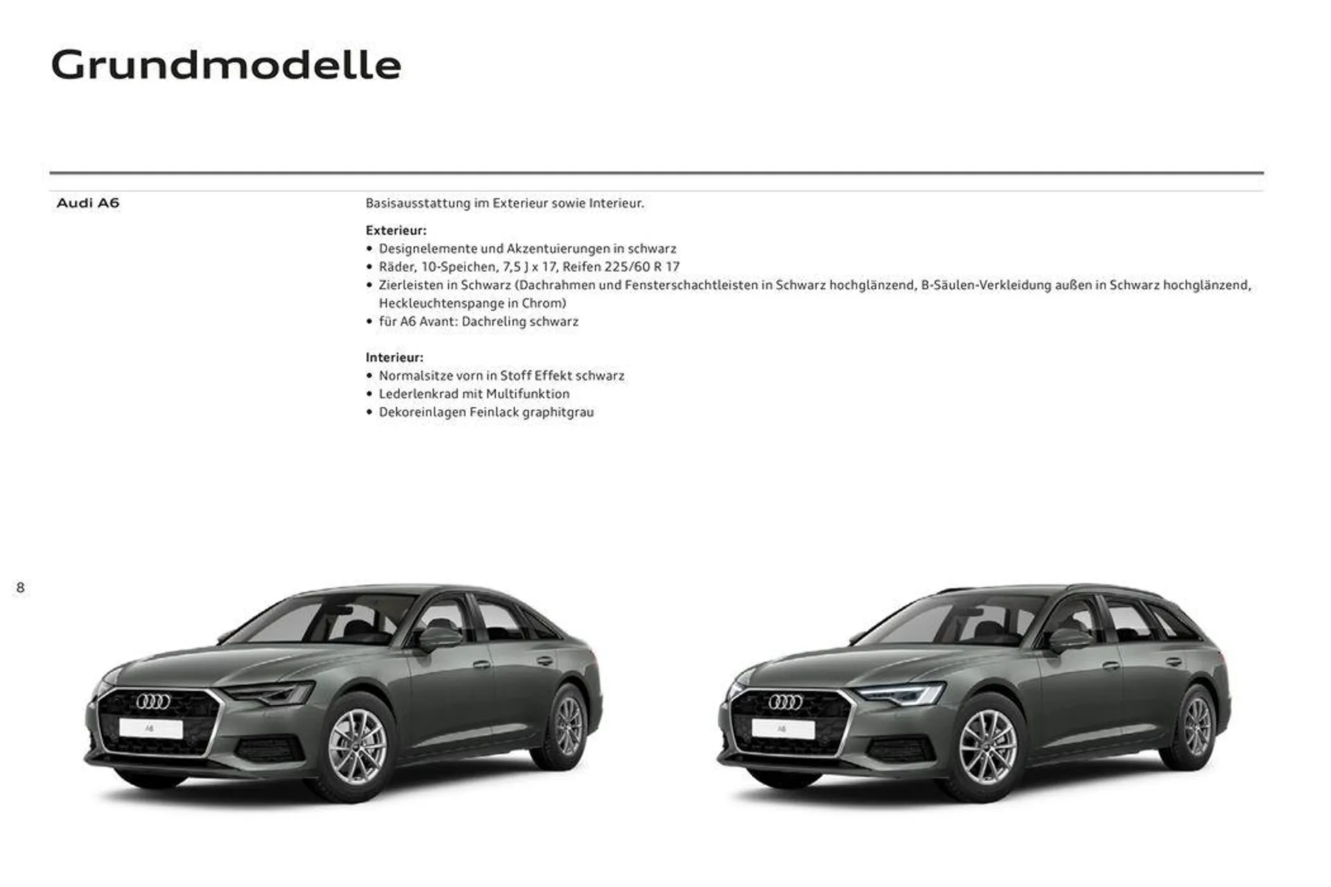 Audi A6 Limousine von 2. November bis 2. November 2024 - Flugblätt seite  8