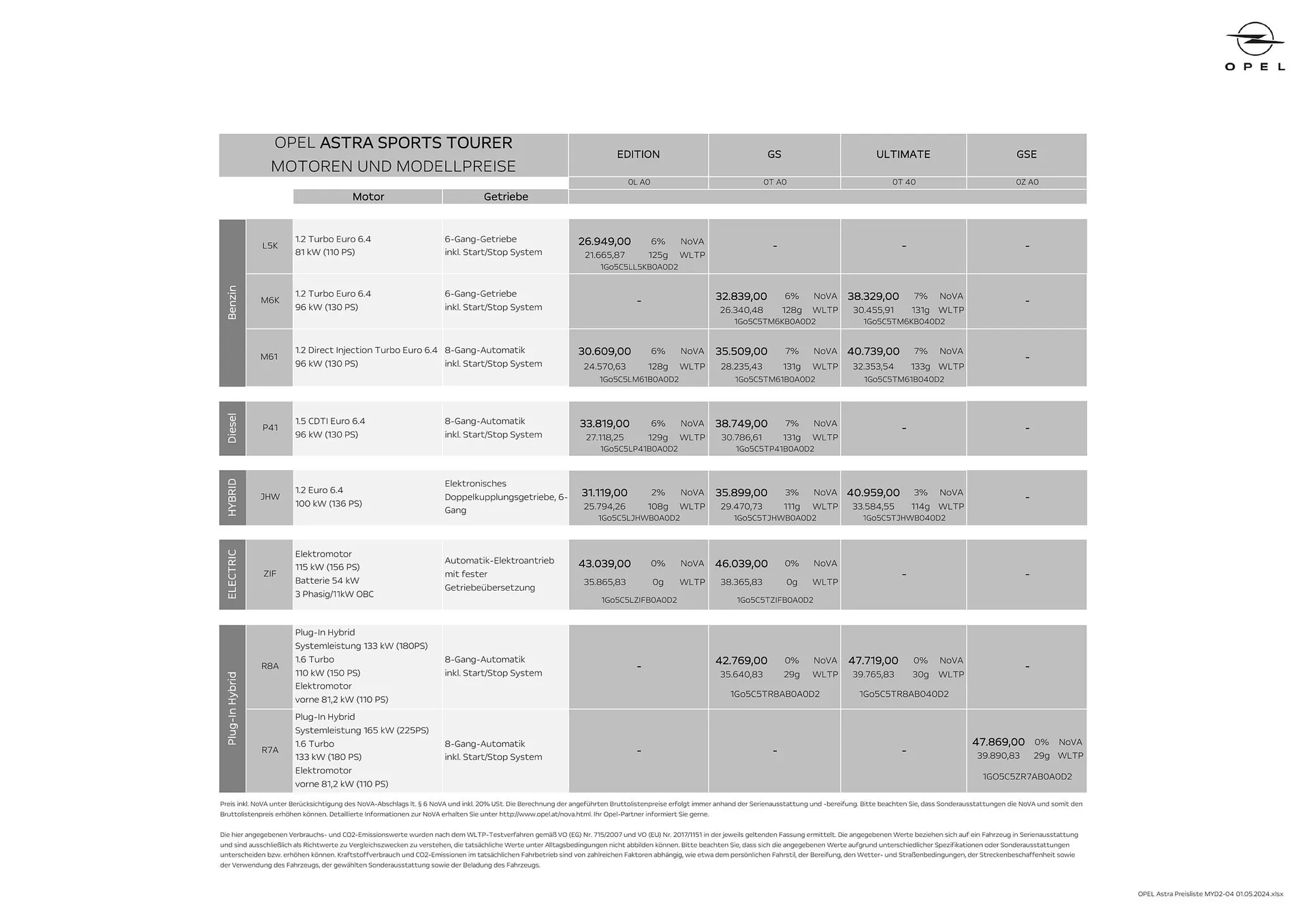 Opel Astra Flugblatt - 3