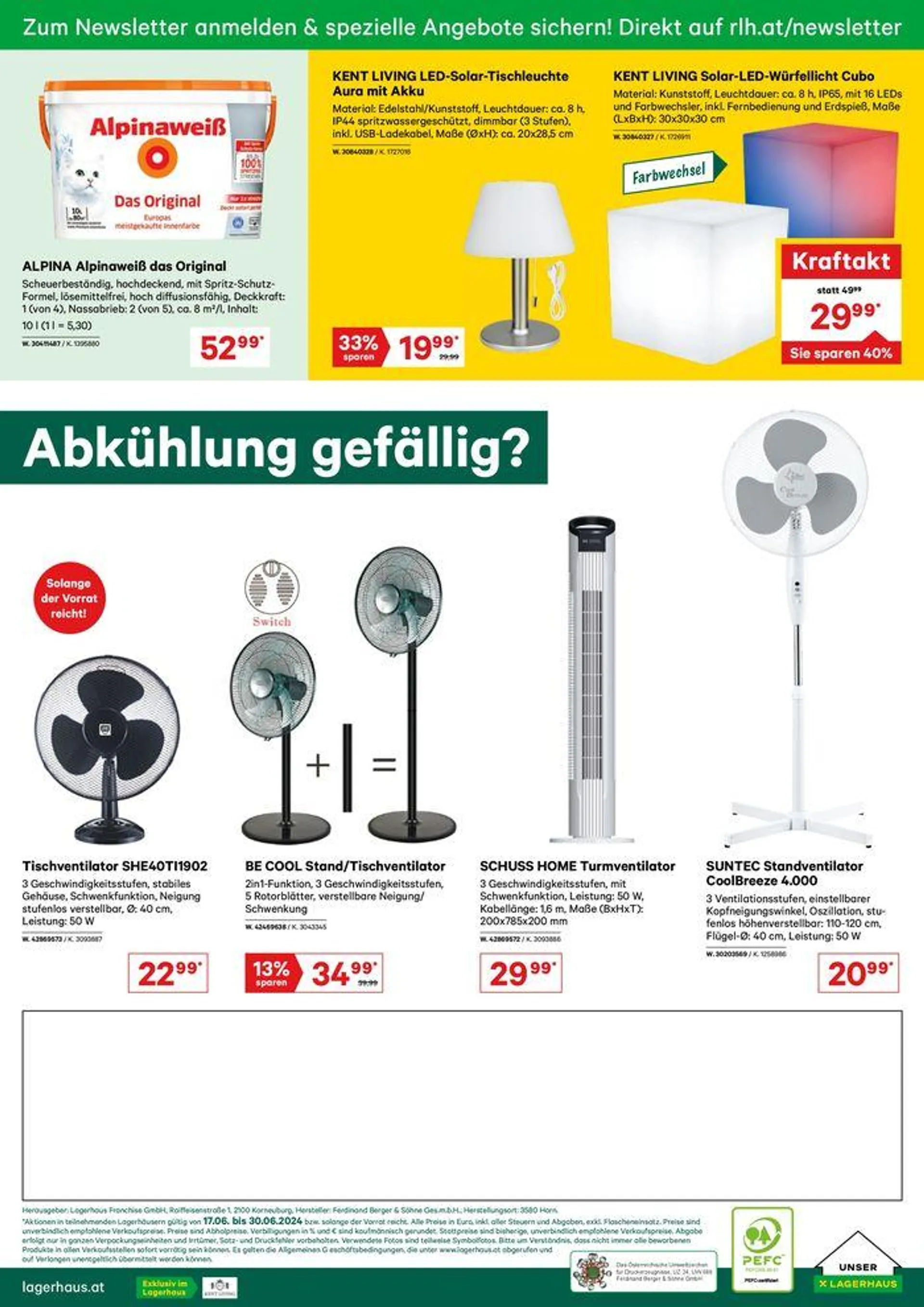 Salzburger Lagerhaus Katalog von 16. Juni bis 30. Juni 2024 - Flugblätt seite  6