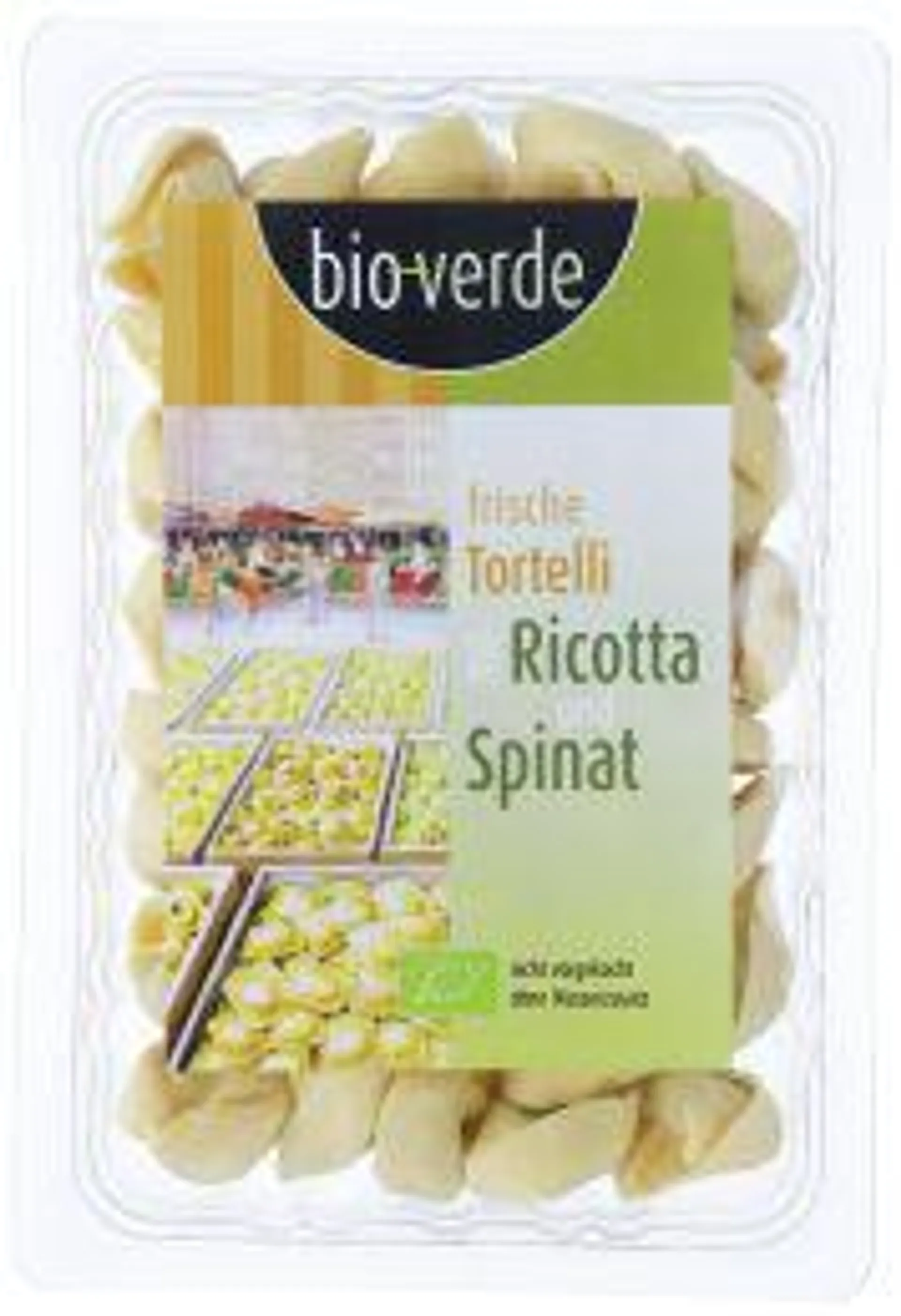 bio-verde Frische Tortelli mit Ricotta & Spinat 250 g 250g