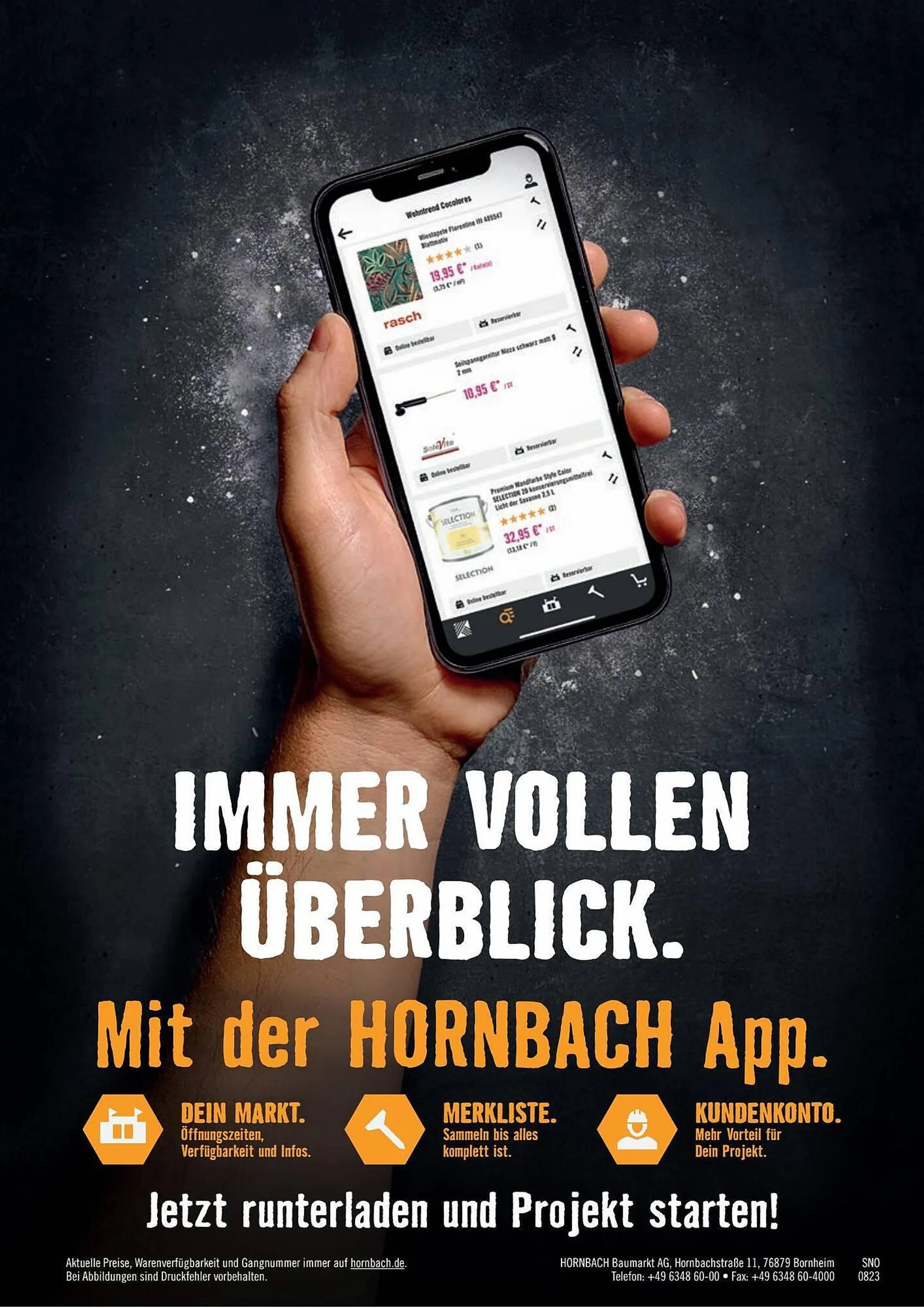 Hornbach Flugblatt von 14. August bis 31. Dezember 2023 - Flugblätt seite  66