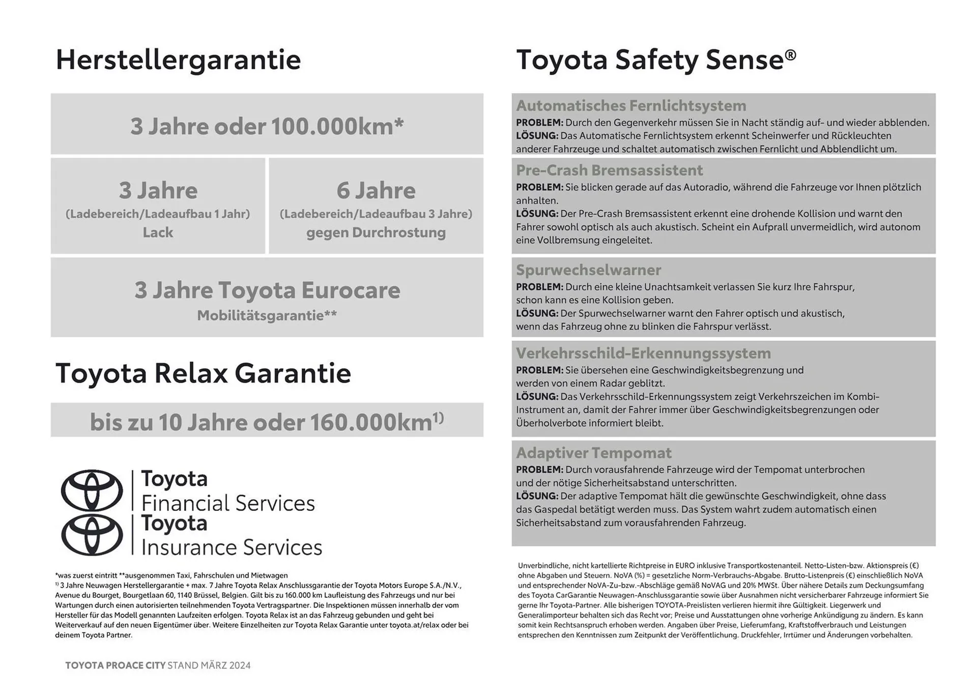 Toyota Proace City Flugblatt von 14. März bis 14. März 2025 - Flugblätt seite  17