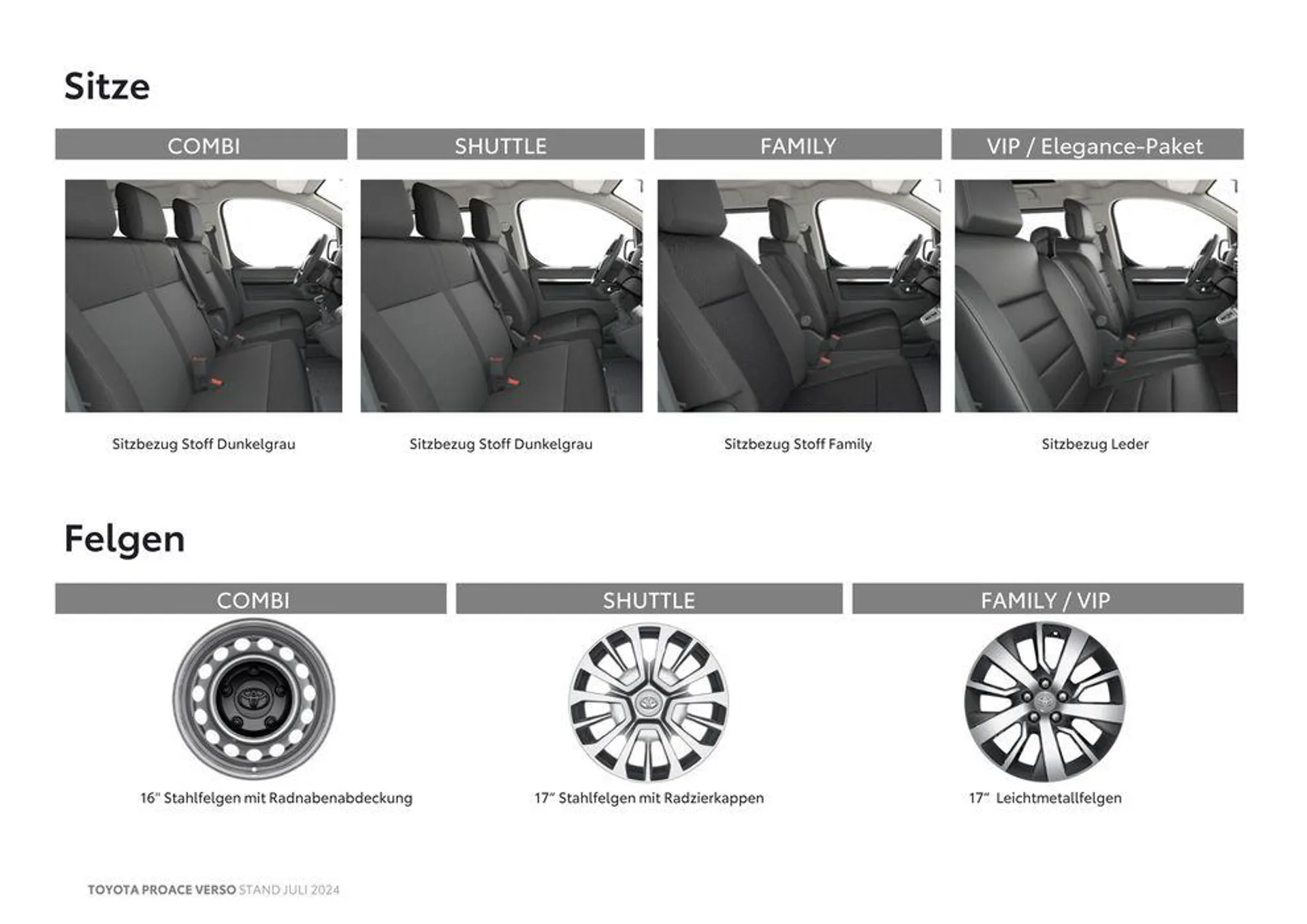 Toyota Proace Verso & Proace Verso Electric von 4. Juli bis 4. Juli 2025 - Flugblätt seite  13