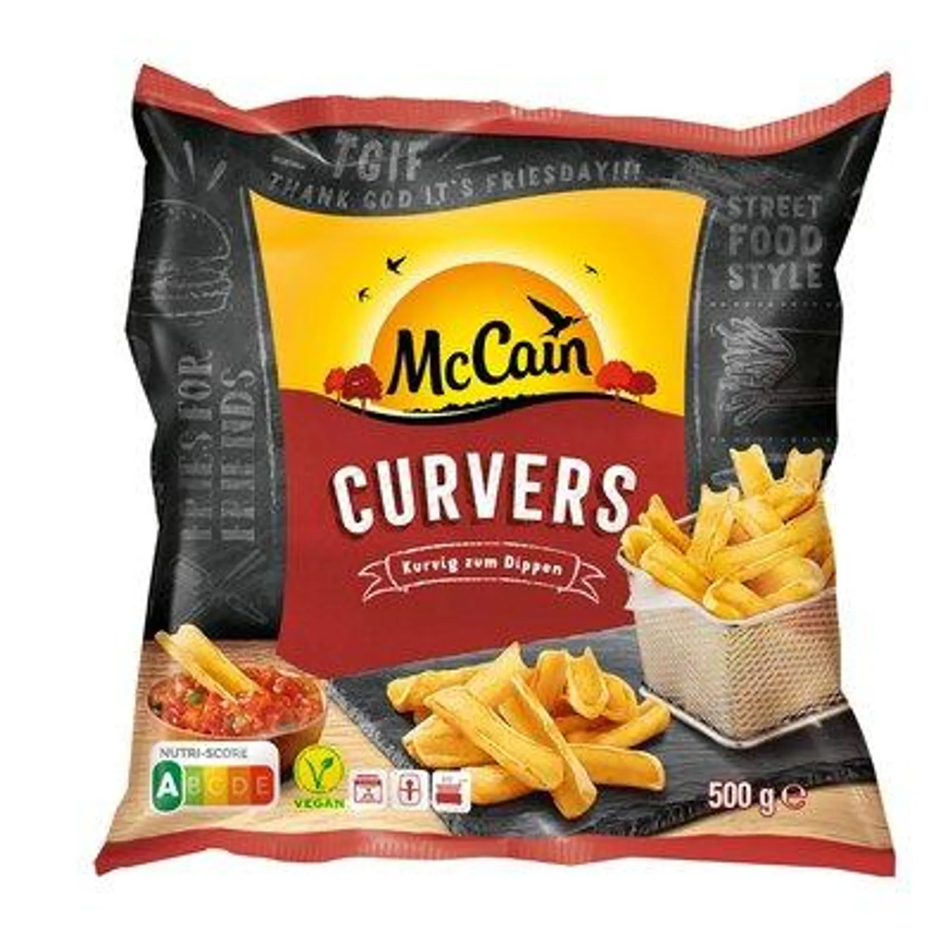 McCain Pommes Frites Curves