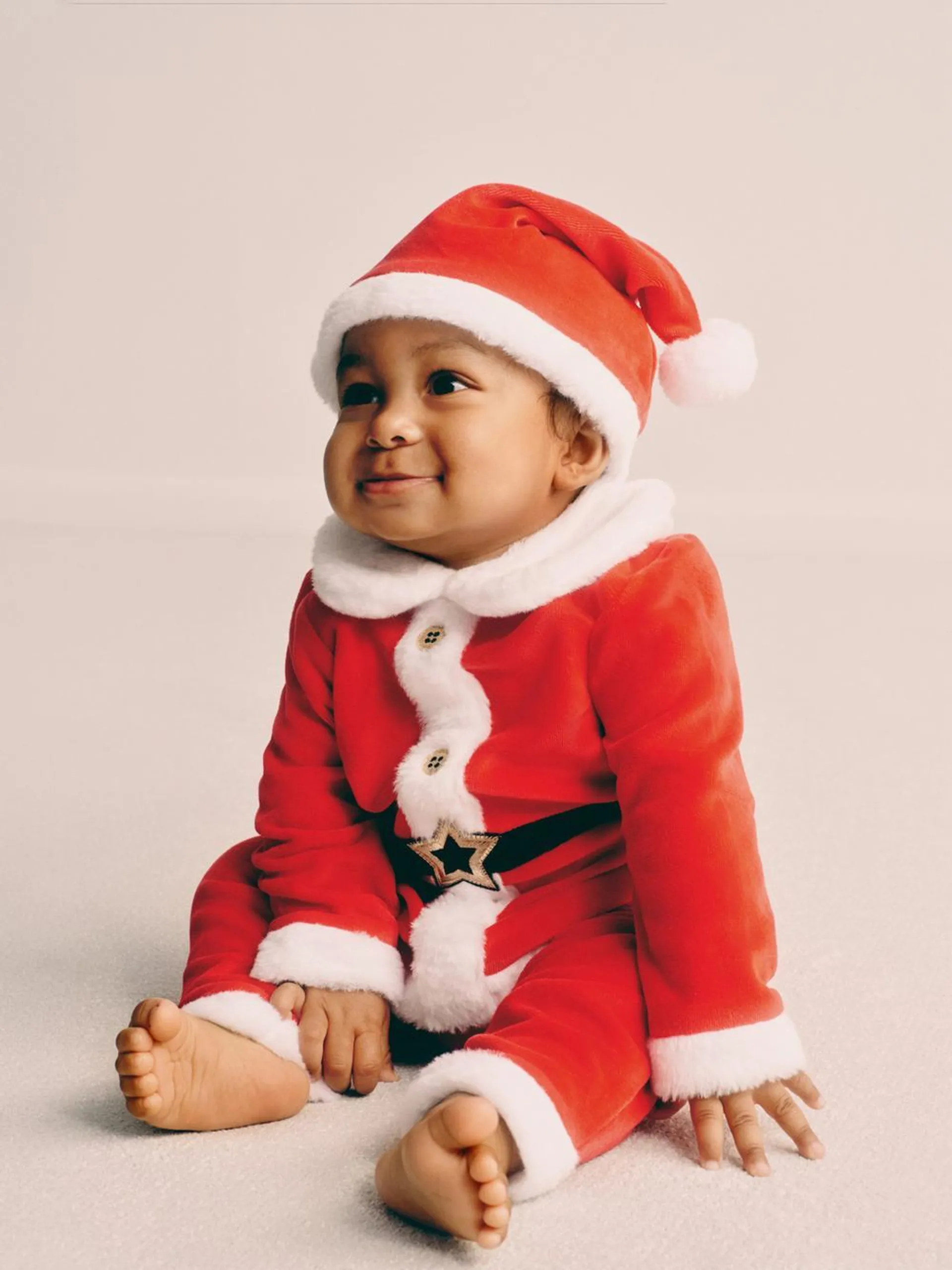 Weihnachtsmann-Outfit für Babys