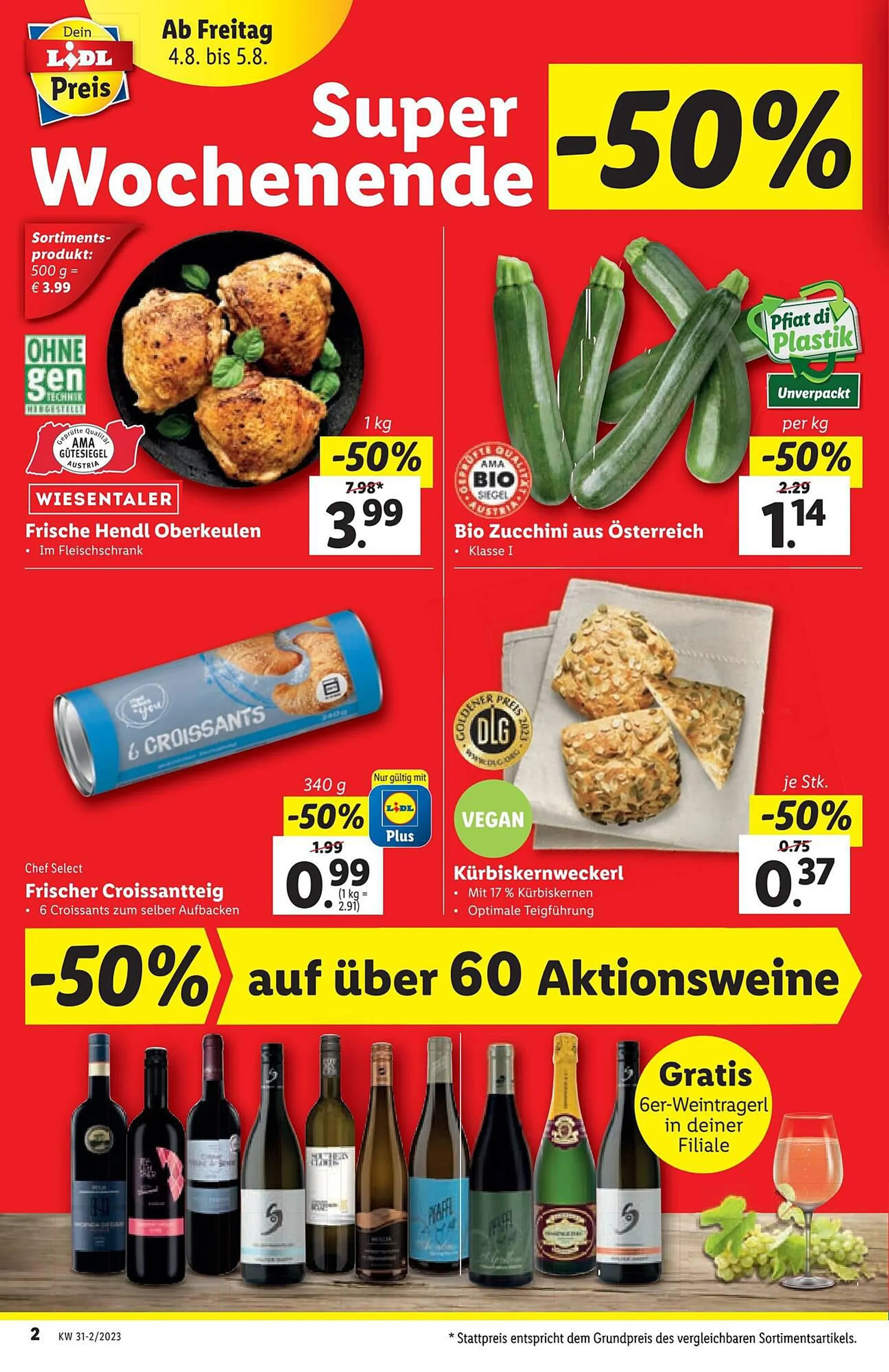Lidl Flugblatt von 2. August bis 9. August 2023 - Flugblätt seite  2