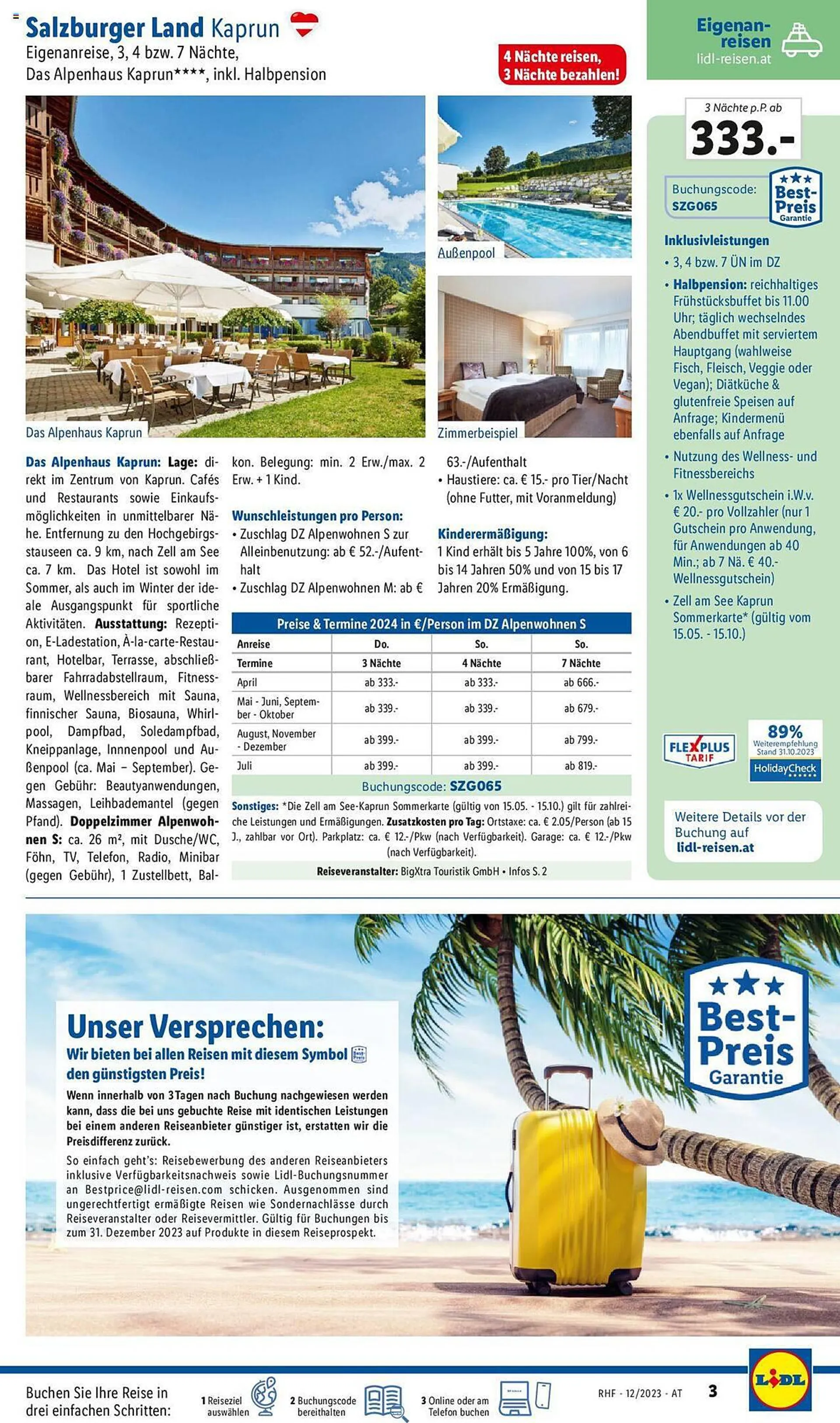 Lidl Flugblatt von 29. November bis 30. Dezember 2023 - Flugblätt seite  3