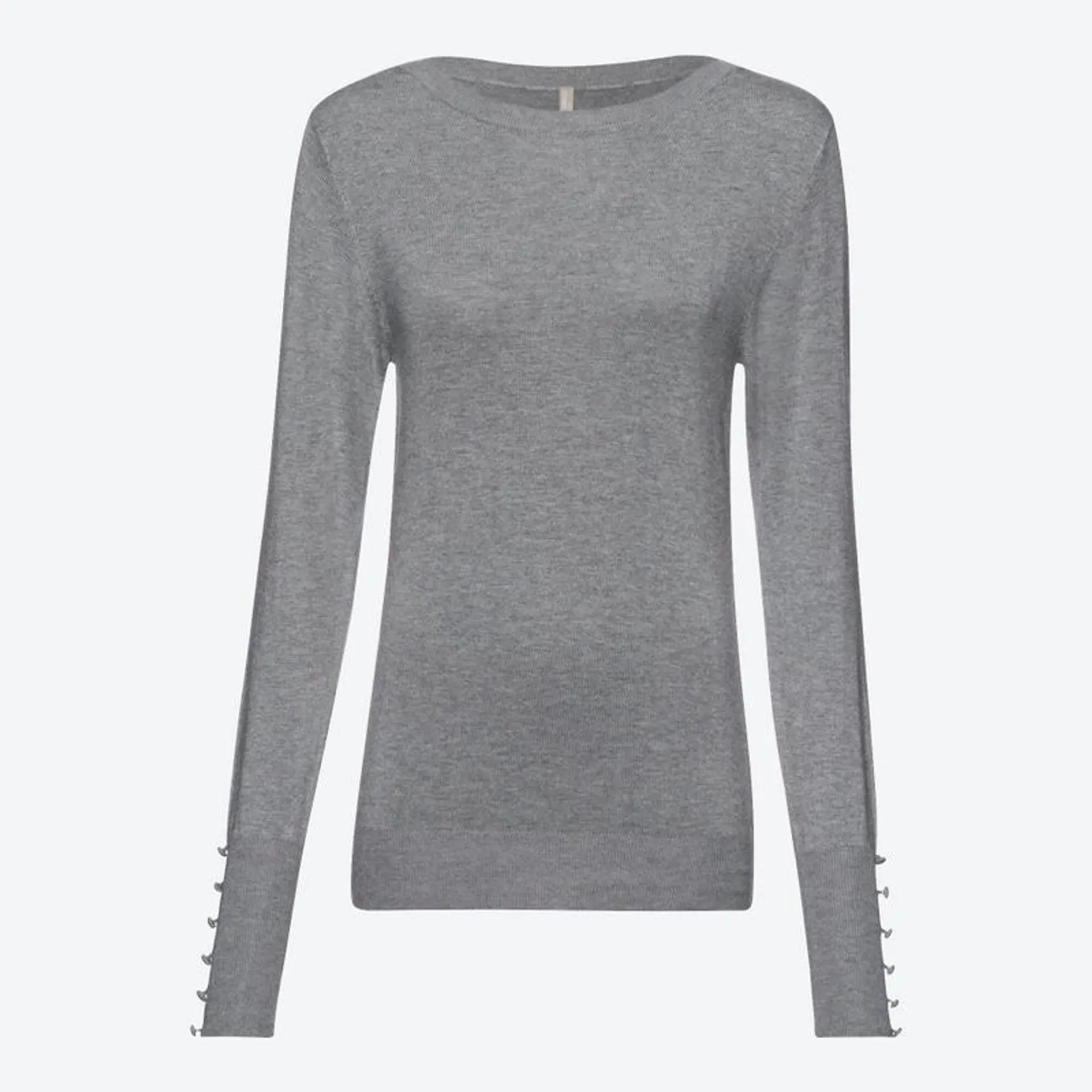 Damen-Pullover mit Zierknöpfen