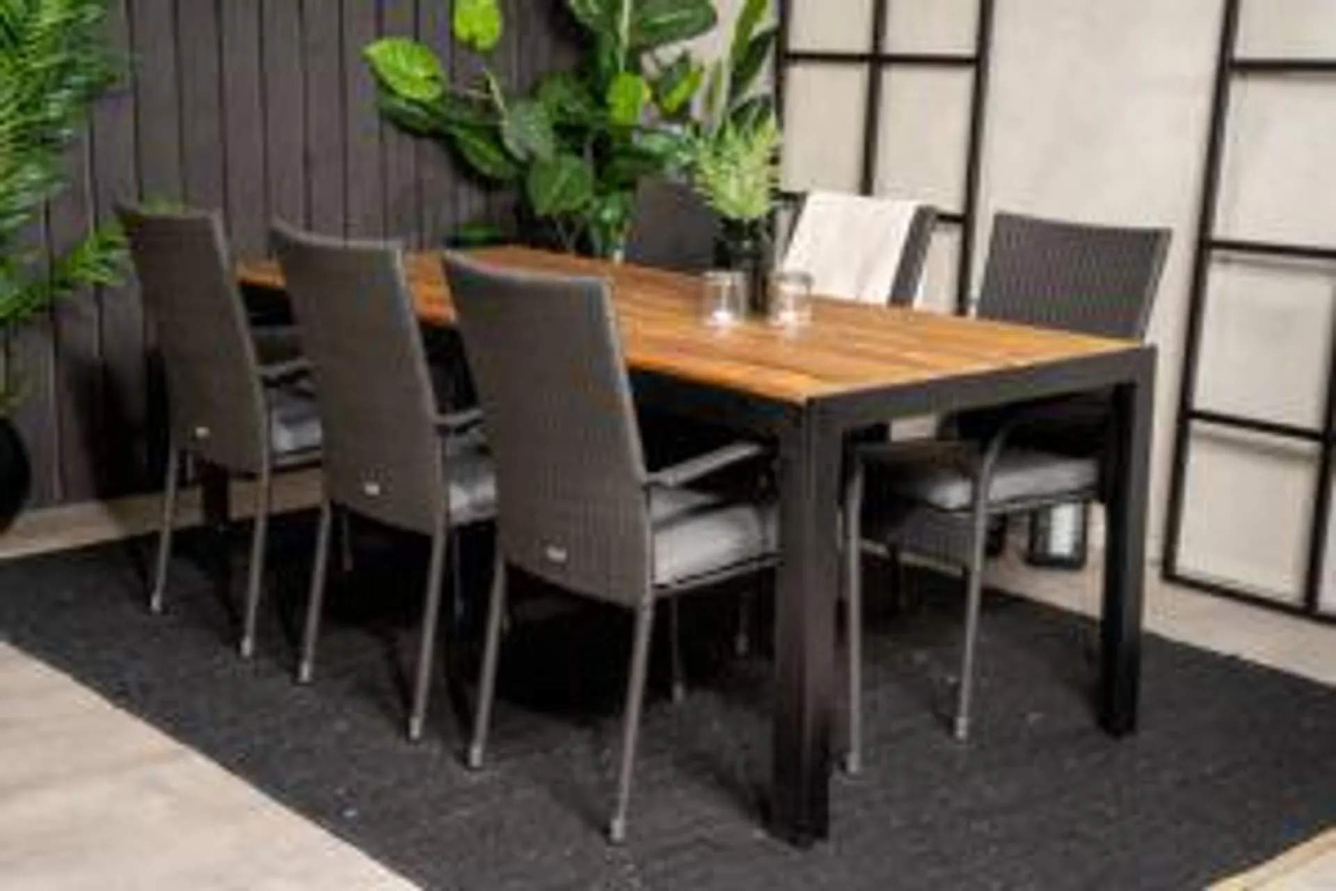 Gartenmöbel-Set Bois (7-teilig)