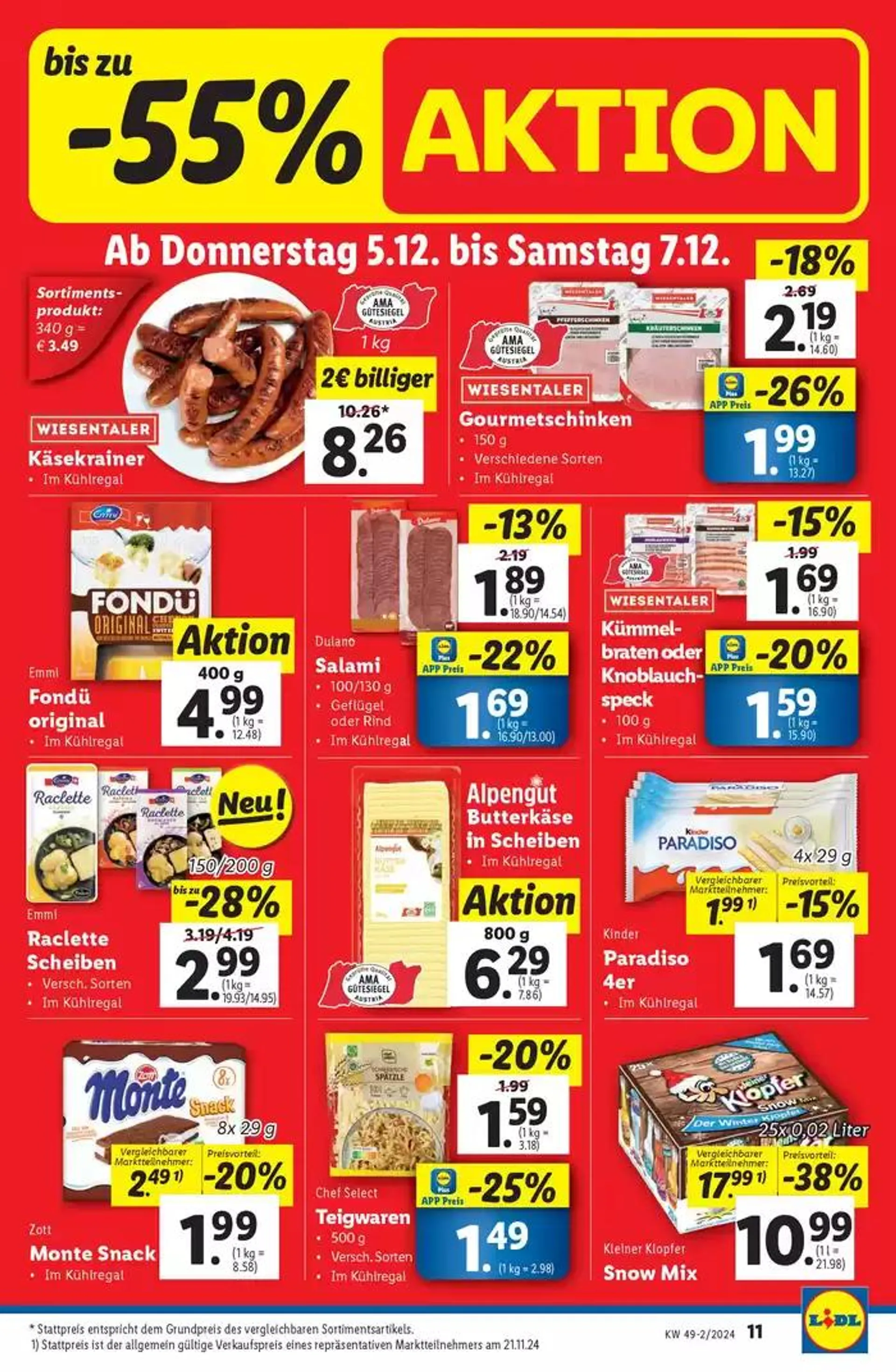 Jetzt sparen mit unseren Deals von 5. Dezember bis 11. Dezember 2024 - Flugblätt seite  11