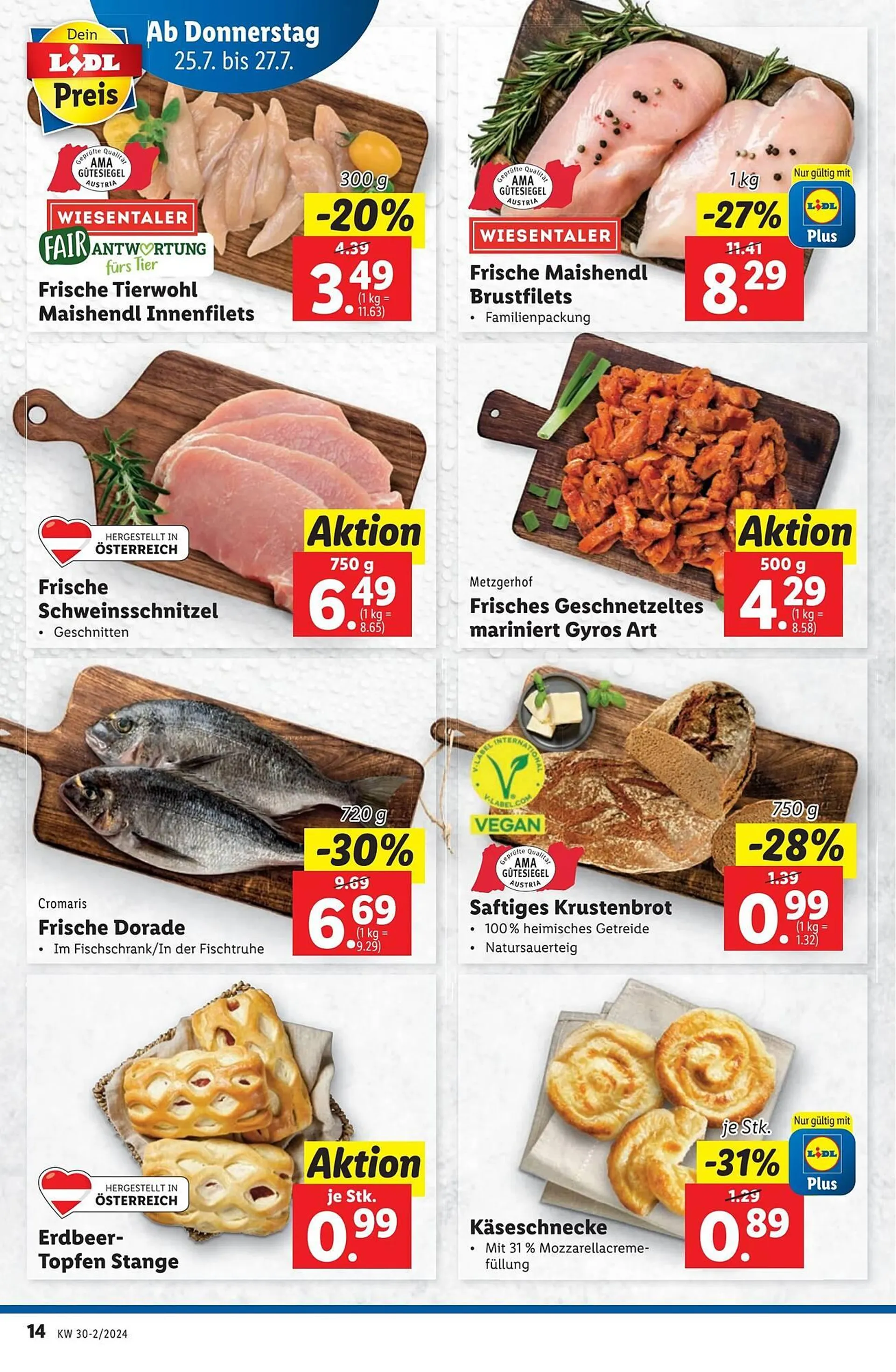 Lidl Flugblatt von 24. Juli bis 31. Juli 2024 - Flugblätt seite  14