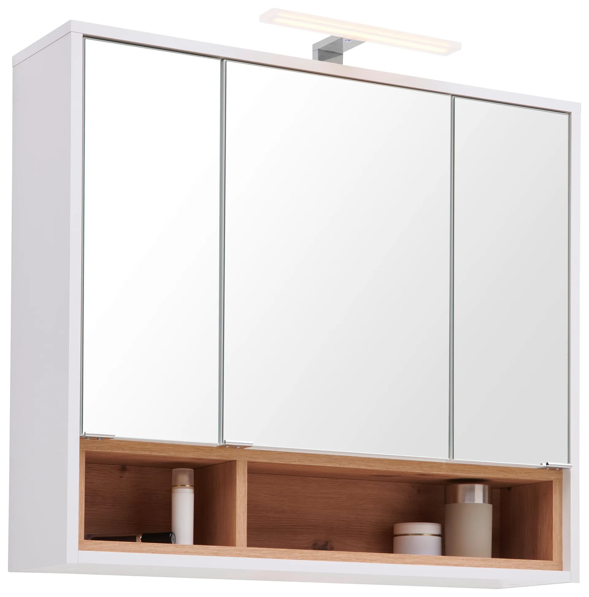 Milano Mit Led 3-Türig BxHxT: 80x72x23 cm