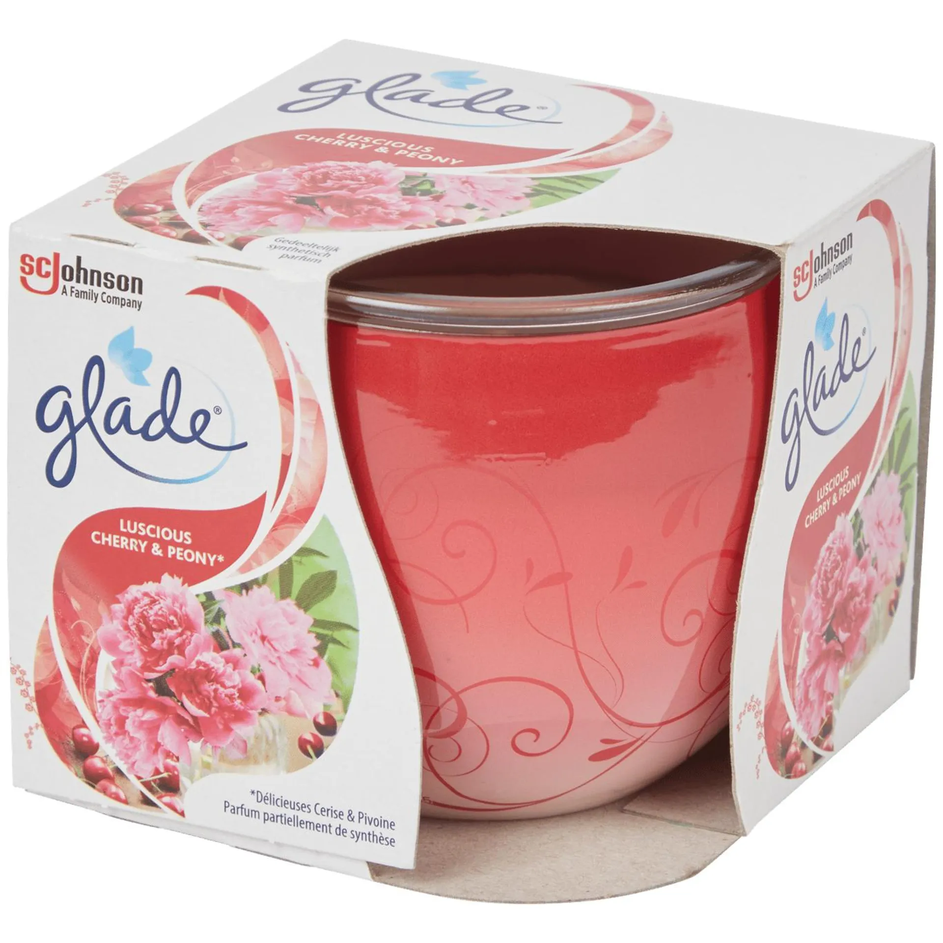 Candela profumata Glade Luscious Cherry & Peony