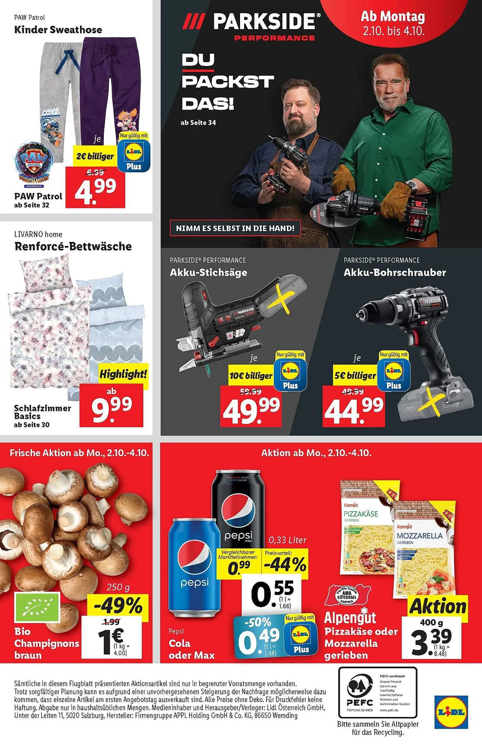 Lidl Flugblatt von 27. September bis 4. Oktober 2023 - Flugblätt seite  50