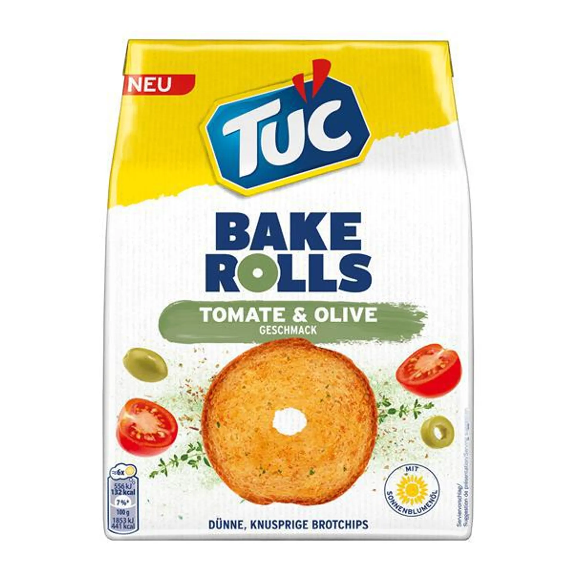 TUC Bake Rolls Tomate & Olive Geschmack