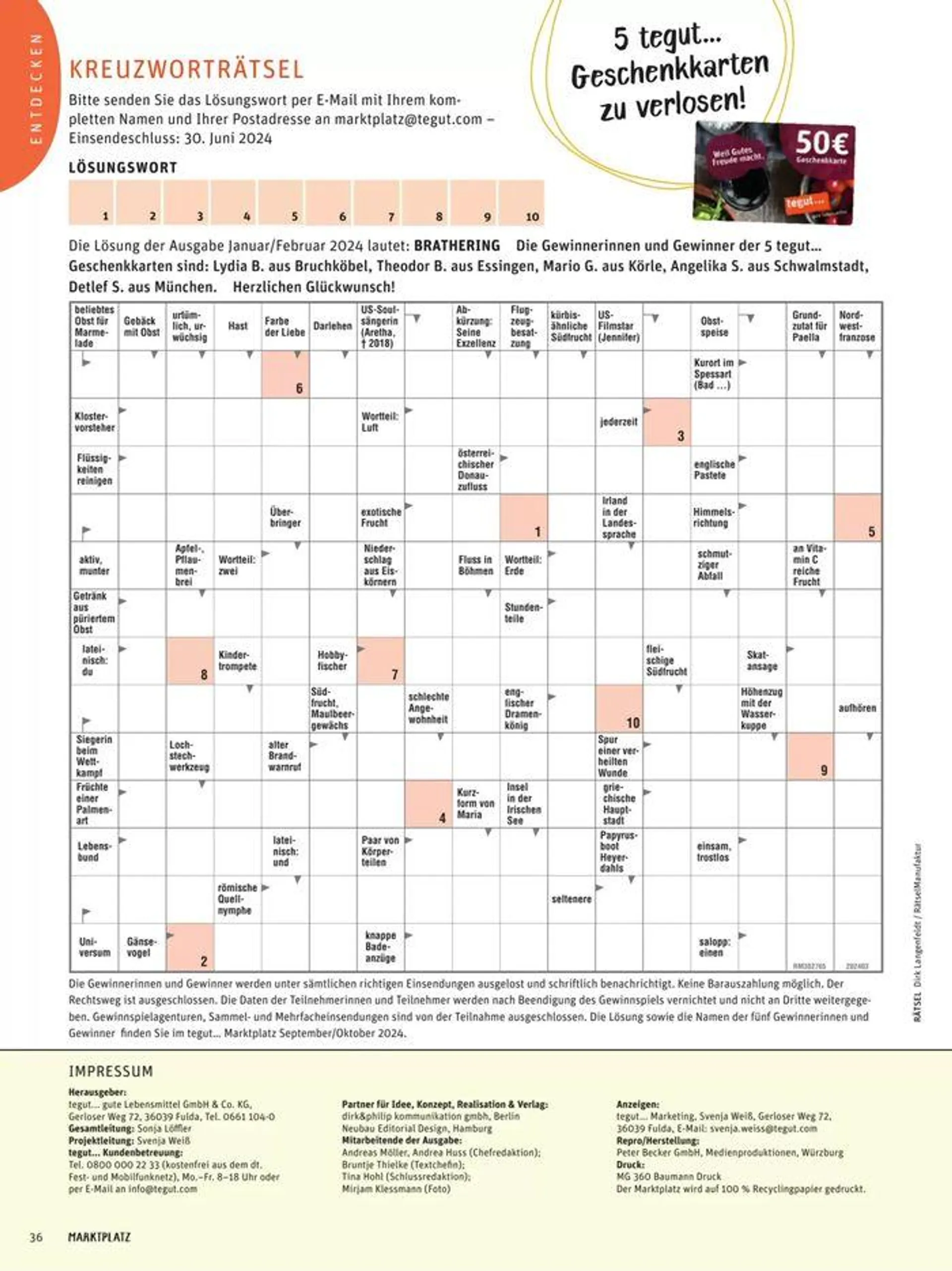 Basic Biomarkt Flugblatt von 22. Mai bis 30. Juni 2024 - Flugblätt seite  36