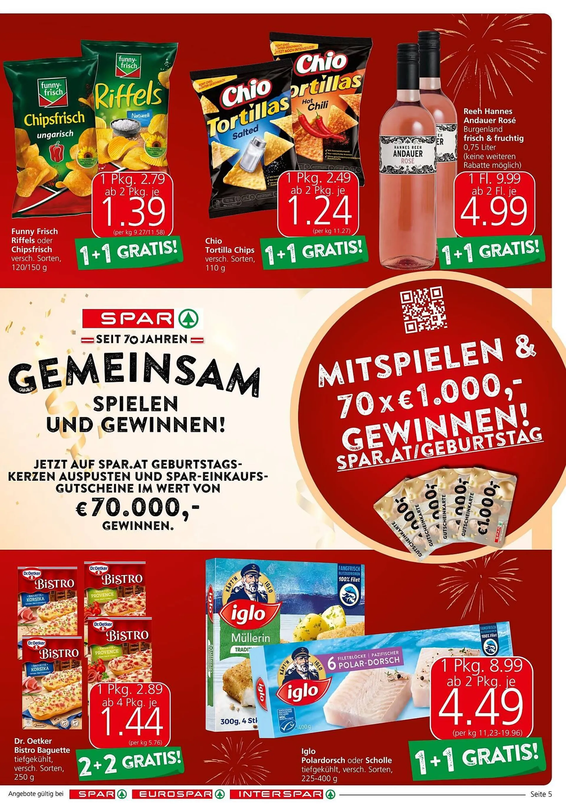 Spar Flugblatt von 17. April bis 30. April 2024 - Flugblätt seite  5