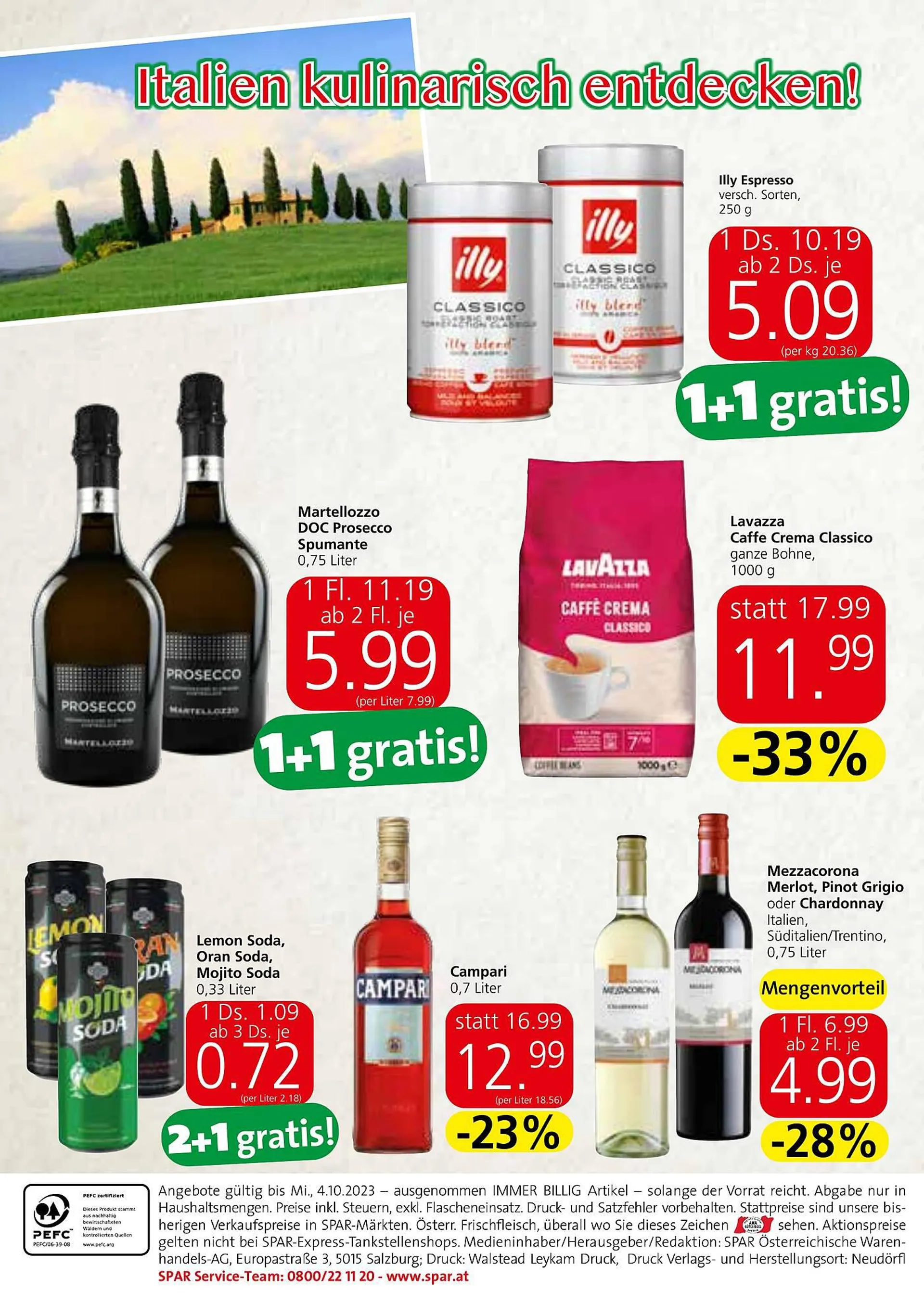 Eurospar Flugblatt von 7. September bis 4. Oktober 2023 - Flugblätt seite  4