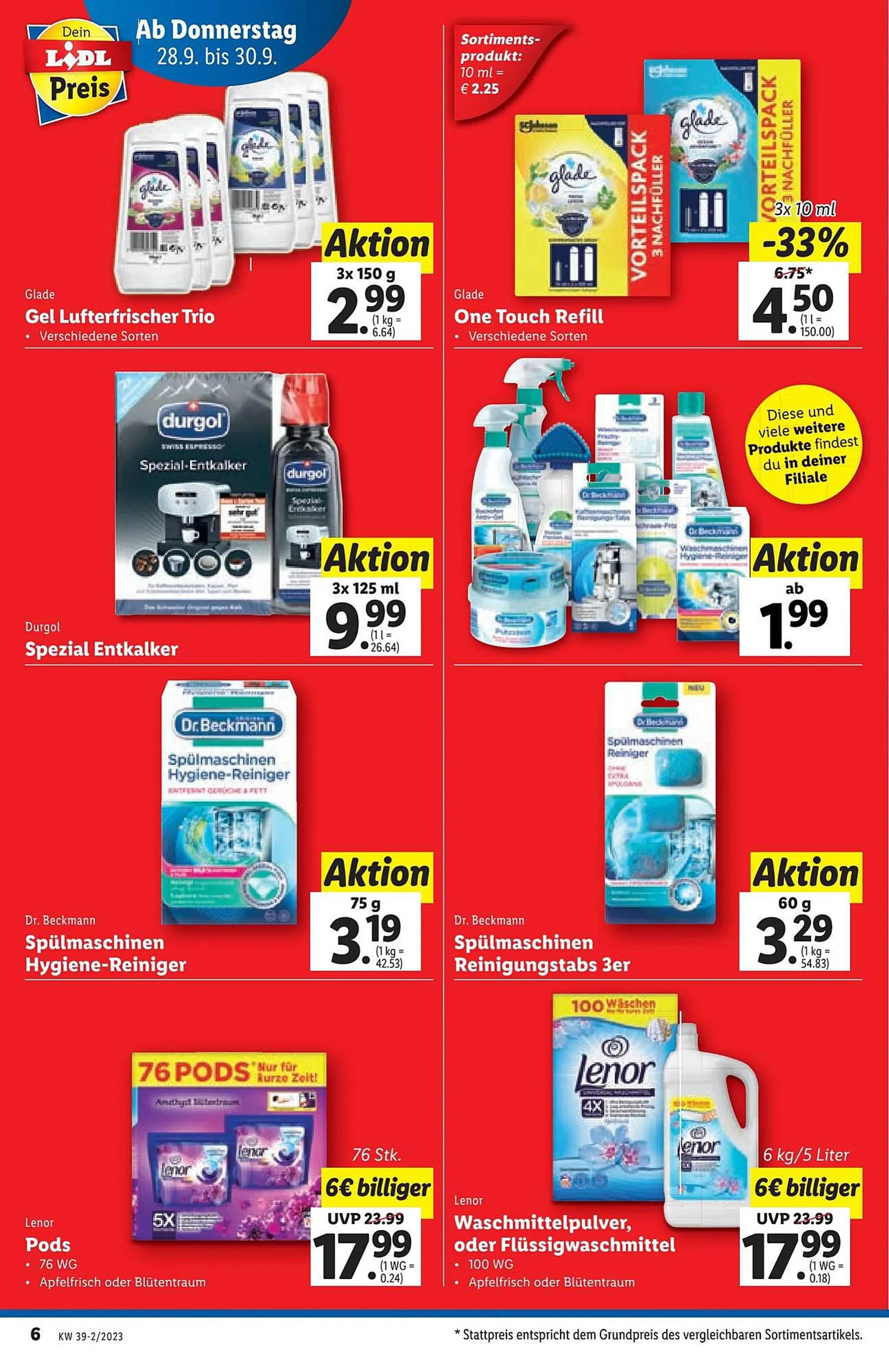 Lidl Flugblatt von 27. September bis 4. Oktober 2023 - Flugblätt seite  6