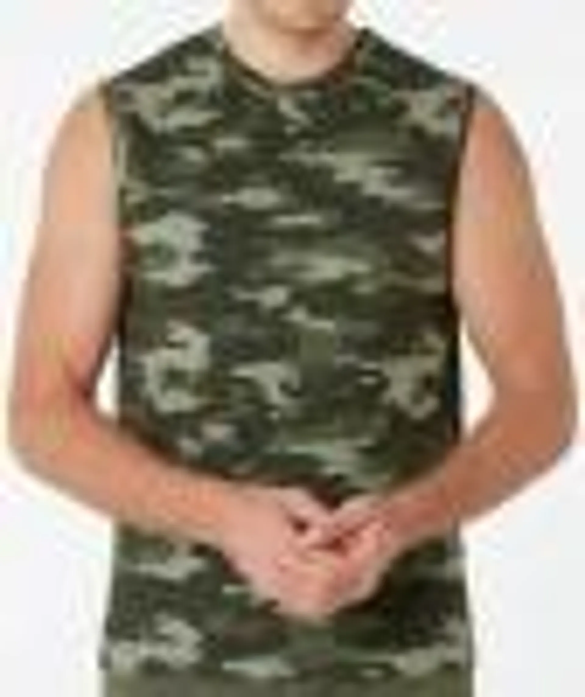 Tanktop Camouflage X-Mail, Rundhalsausschnitt