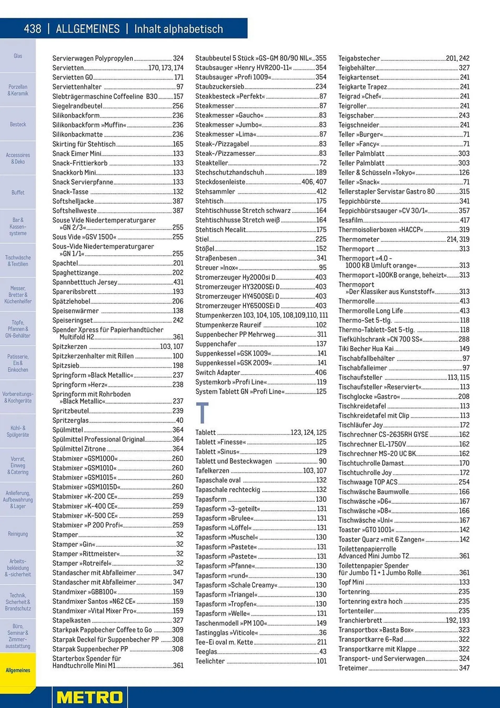 Metro Flugblatt von 22. Dezember bis 30. September 2024 - Flugblätt seite  438