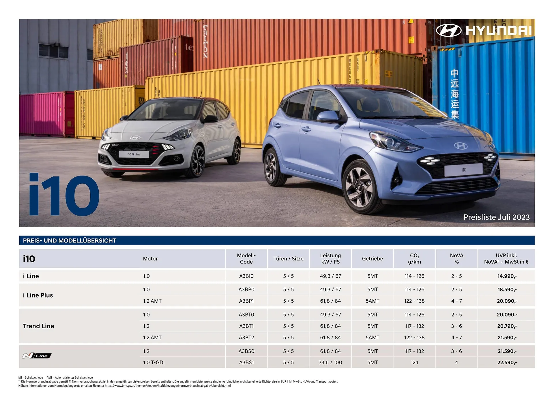 Hyundai i10 Flugblatt von 11. Juli bis 14. Mai 2024 - Flugblätt seite  