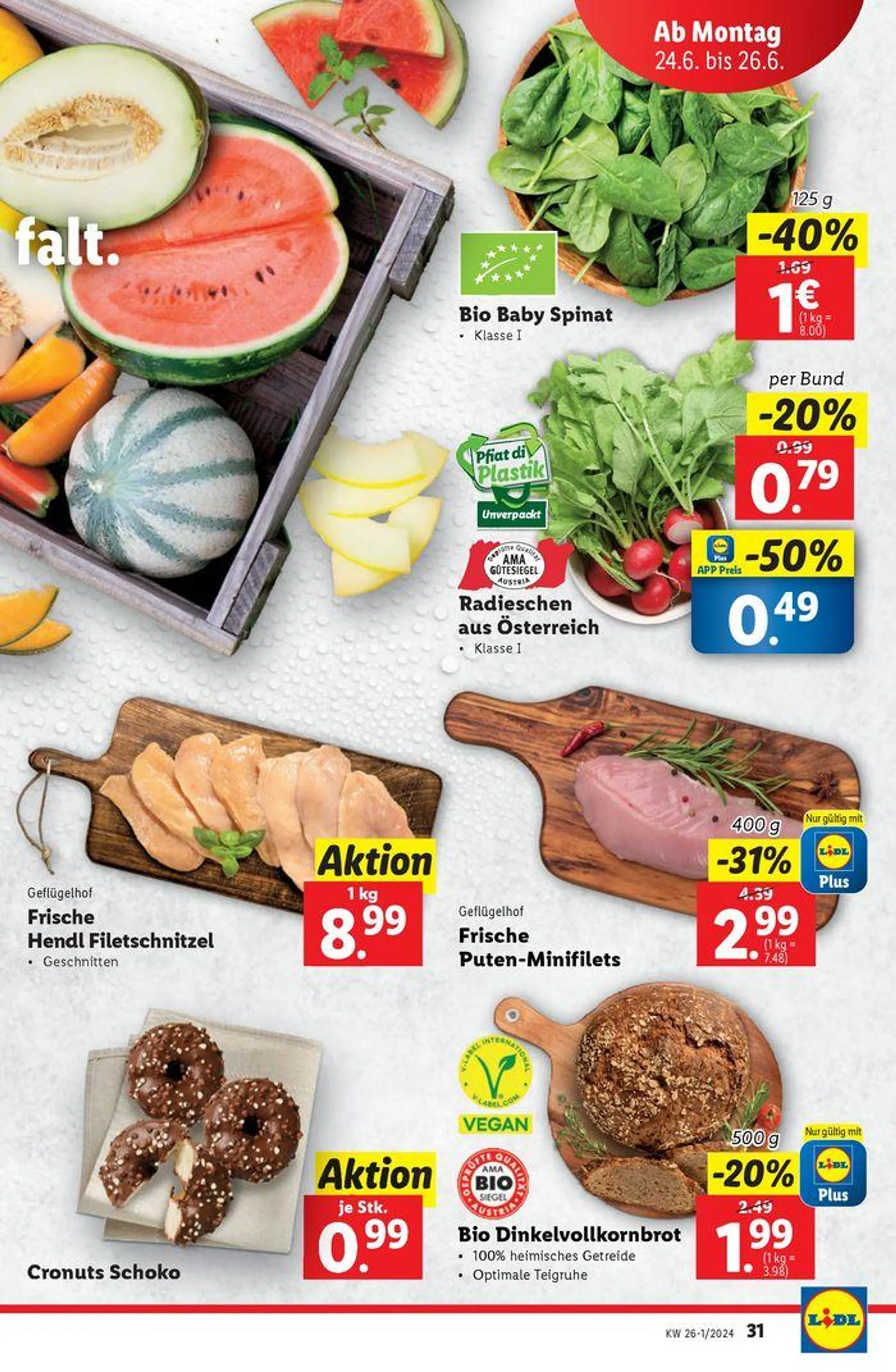 Flugblatt Lidl von 20. Juni bis 26. Juni 2024 - Flugblätt seite  33