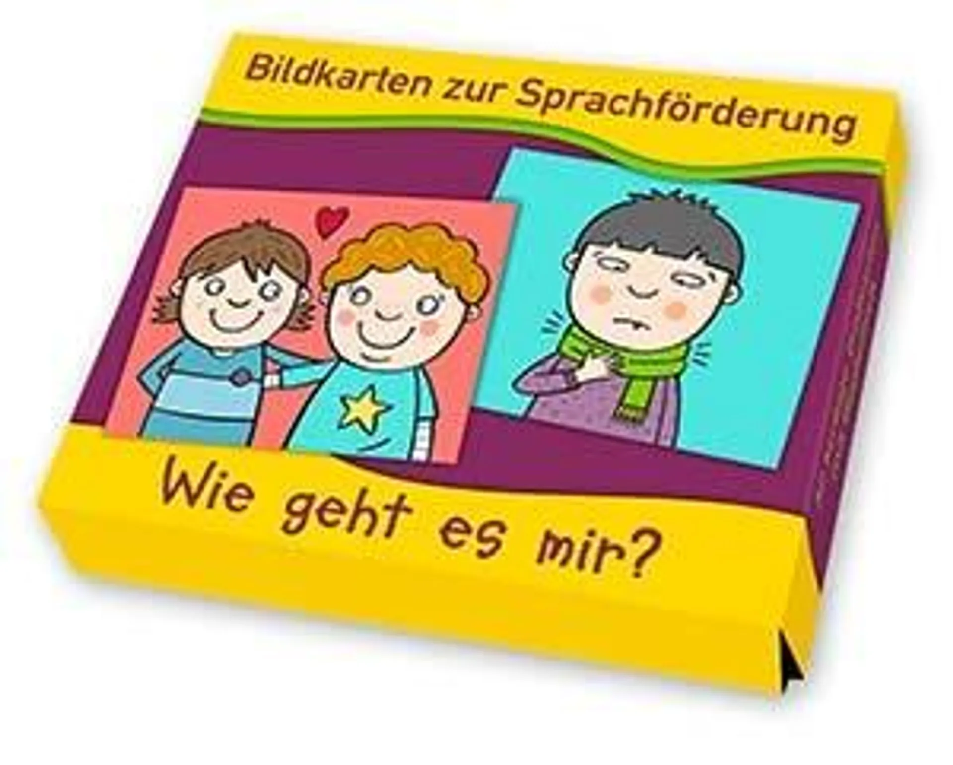 Bildkarten zur Sprachförderung. Wie geht es mir?