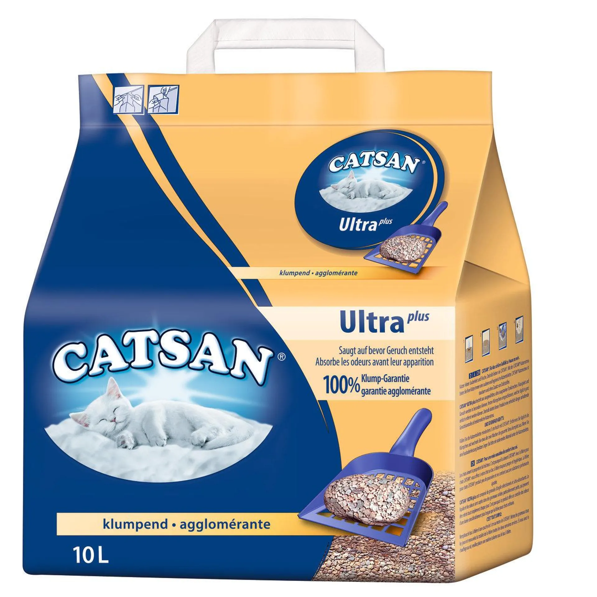 Catsan Ultra plus Katzenstreu 10 l