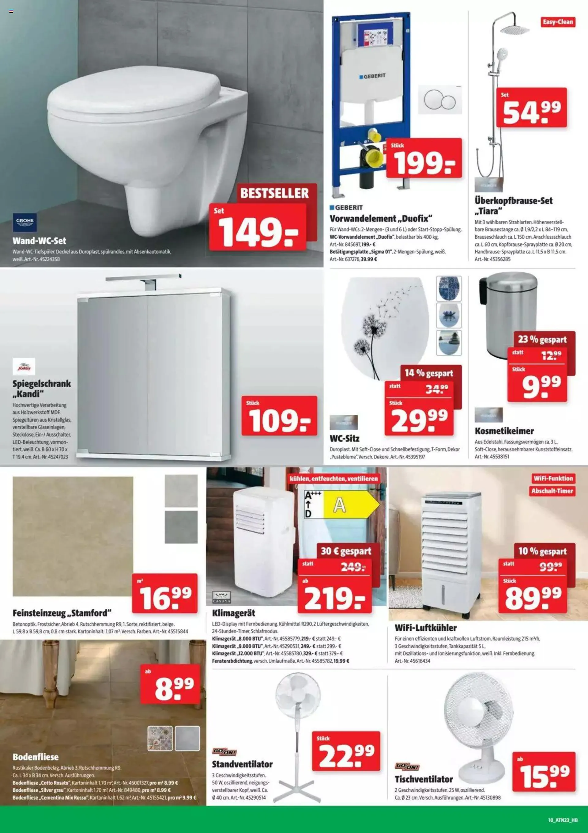 Hagebau Flugblatt von 28. Mai bis 31. Dezember 2023 - Flugblätt seite  10