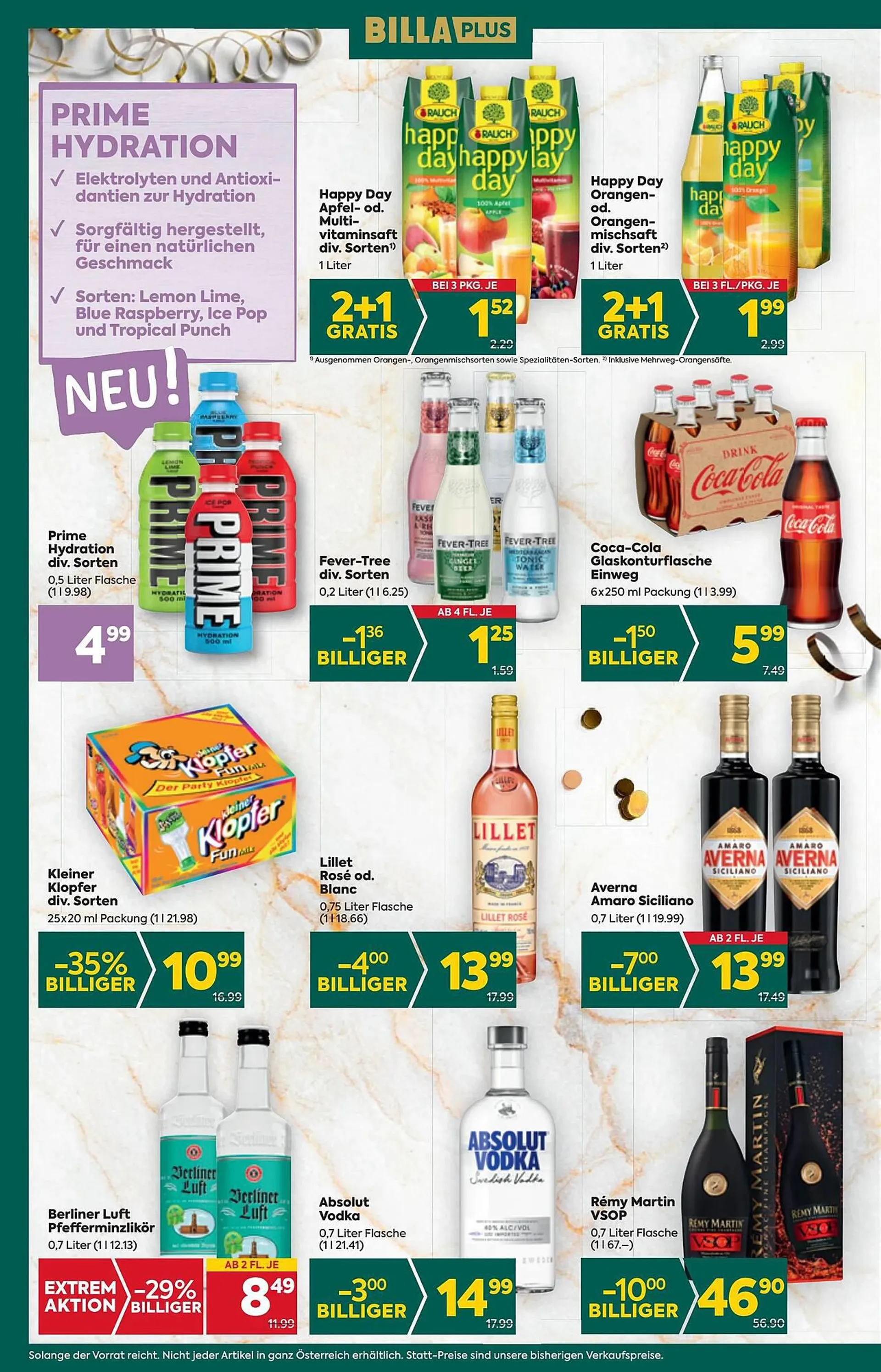 Billa Flugblatt von 26. Dezember bis 30. Dezember 2023 - Flugblätt seite  14